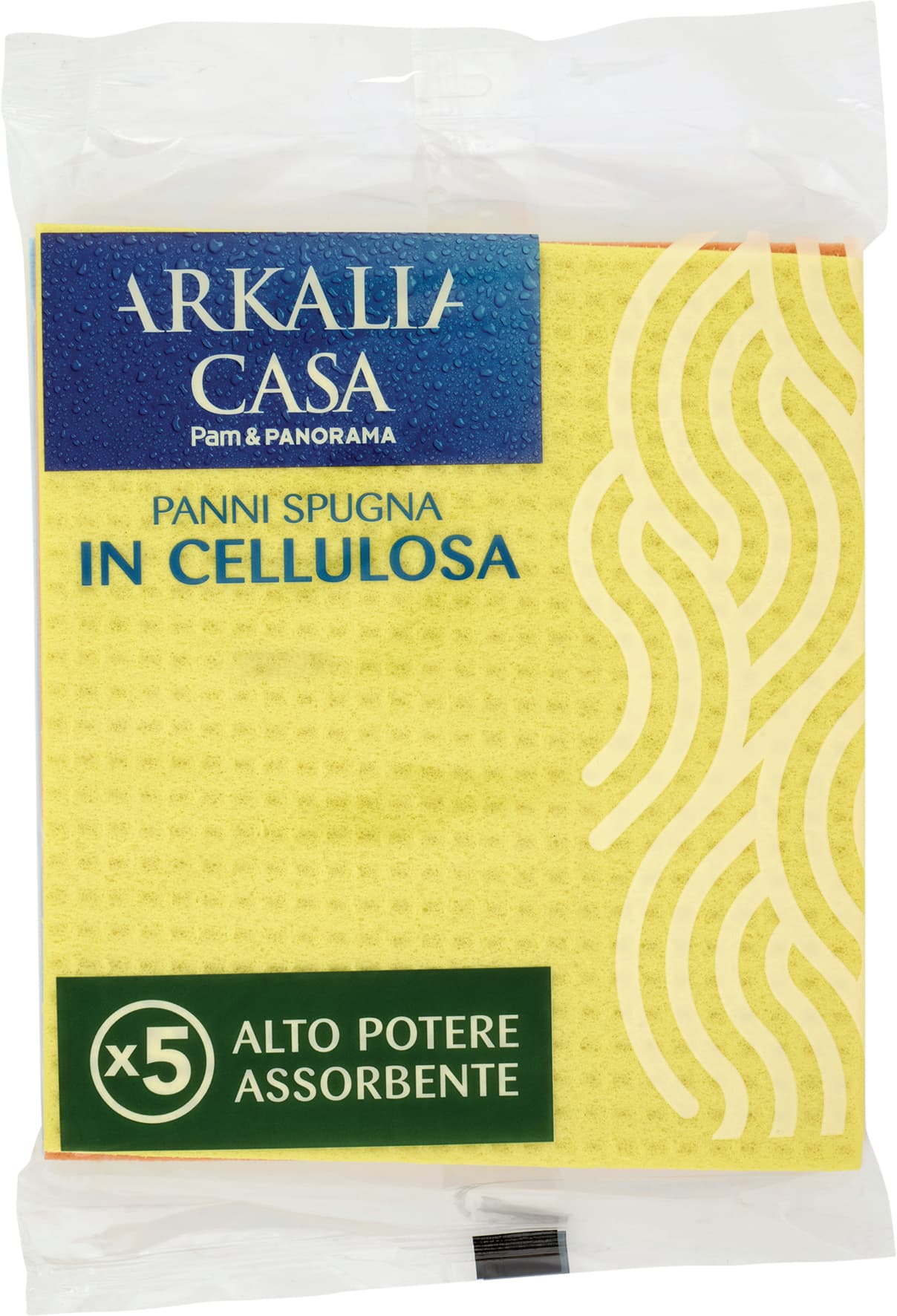 PAM PANORAMA Panni Spugna in cellulosa 5 pz – immagine 1