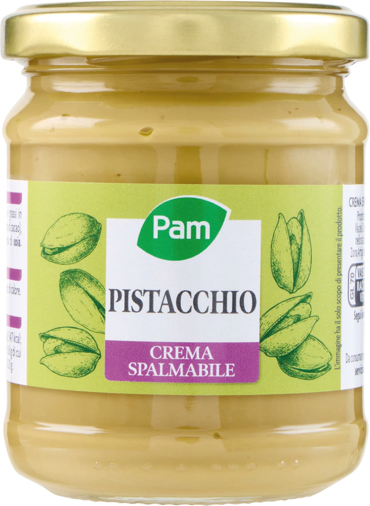 PAM Pistacchio Crema Spalmabile 190 g – immagine 1