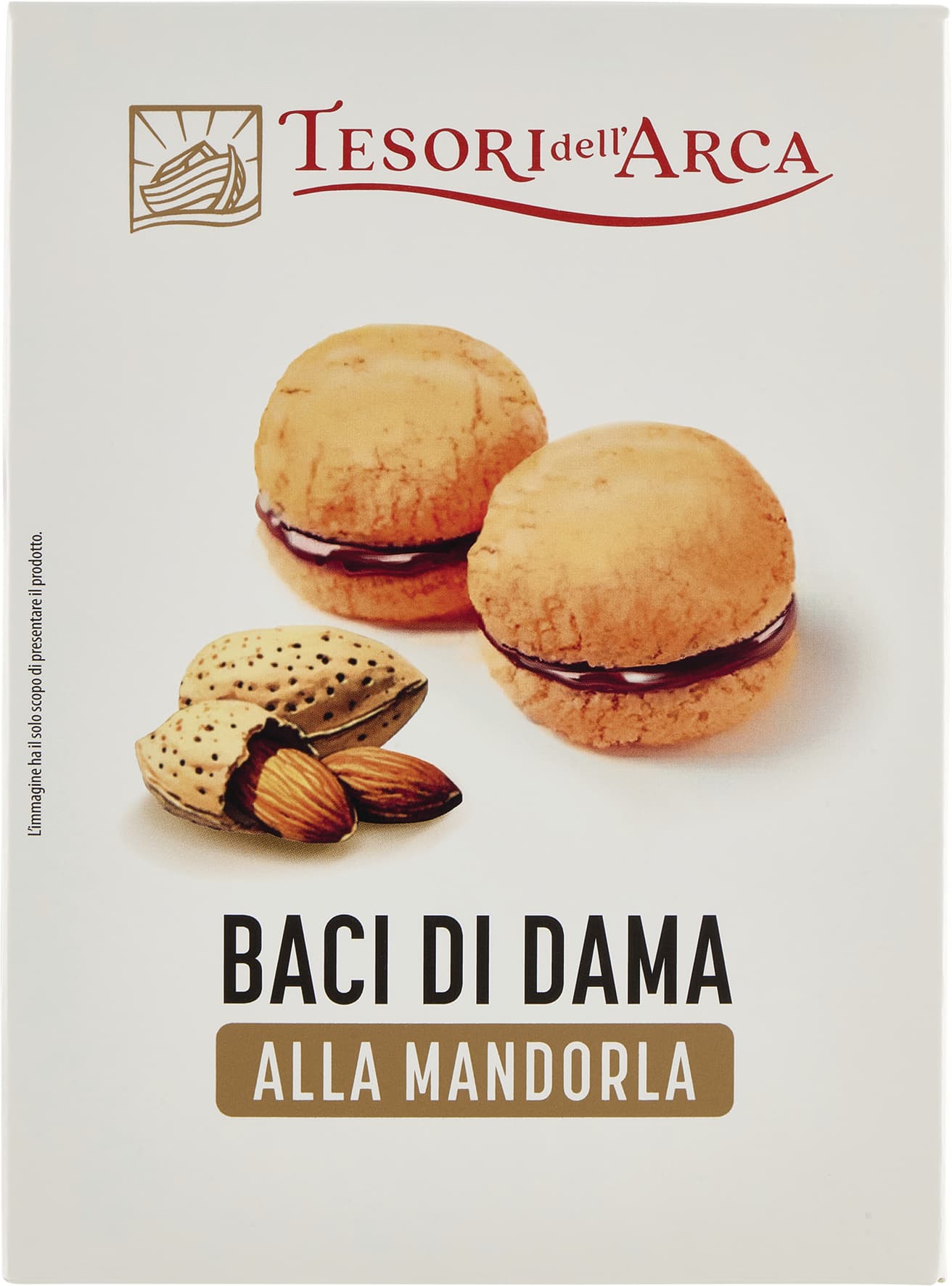 Tesori dell'arca baci di dama alla mandorla 150 g – immagine 1