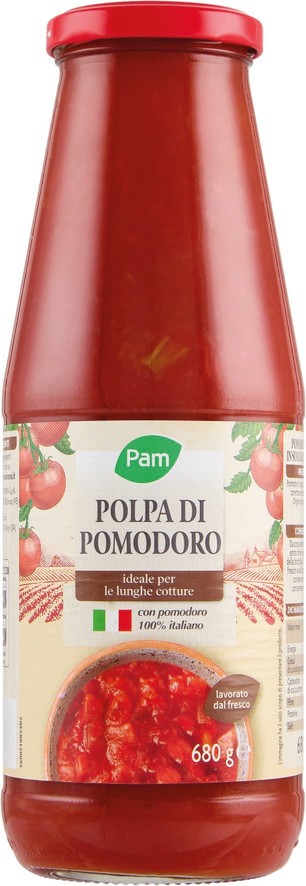 PAM PANORAMA Polpa di Pomodoro 680 g – immagine 1