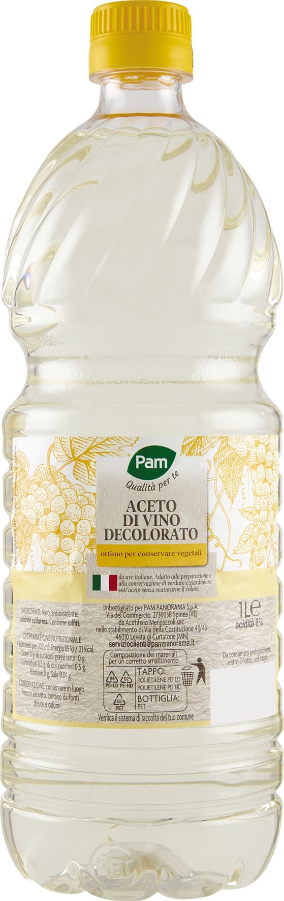PAM PANORAMA Aceto di Vino 1 litro – immagine 1