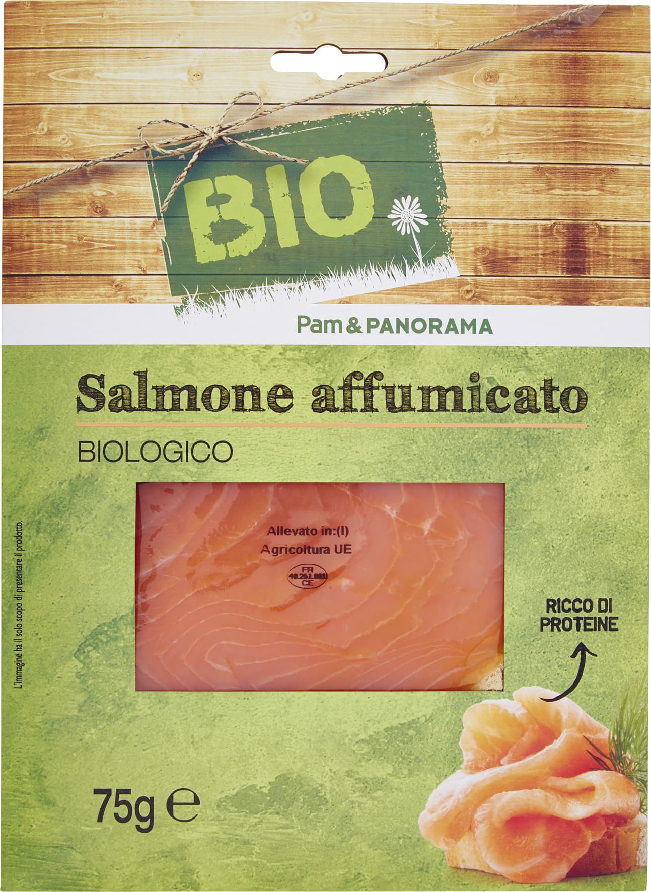 BIO Salmone affumicato Biologico 75 g – immagine 1