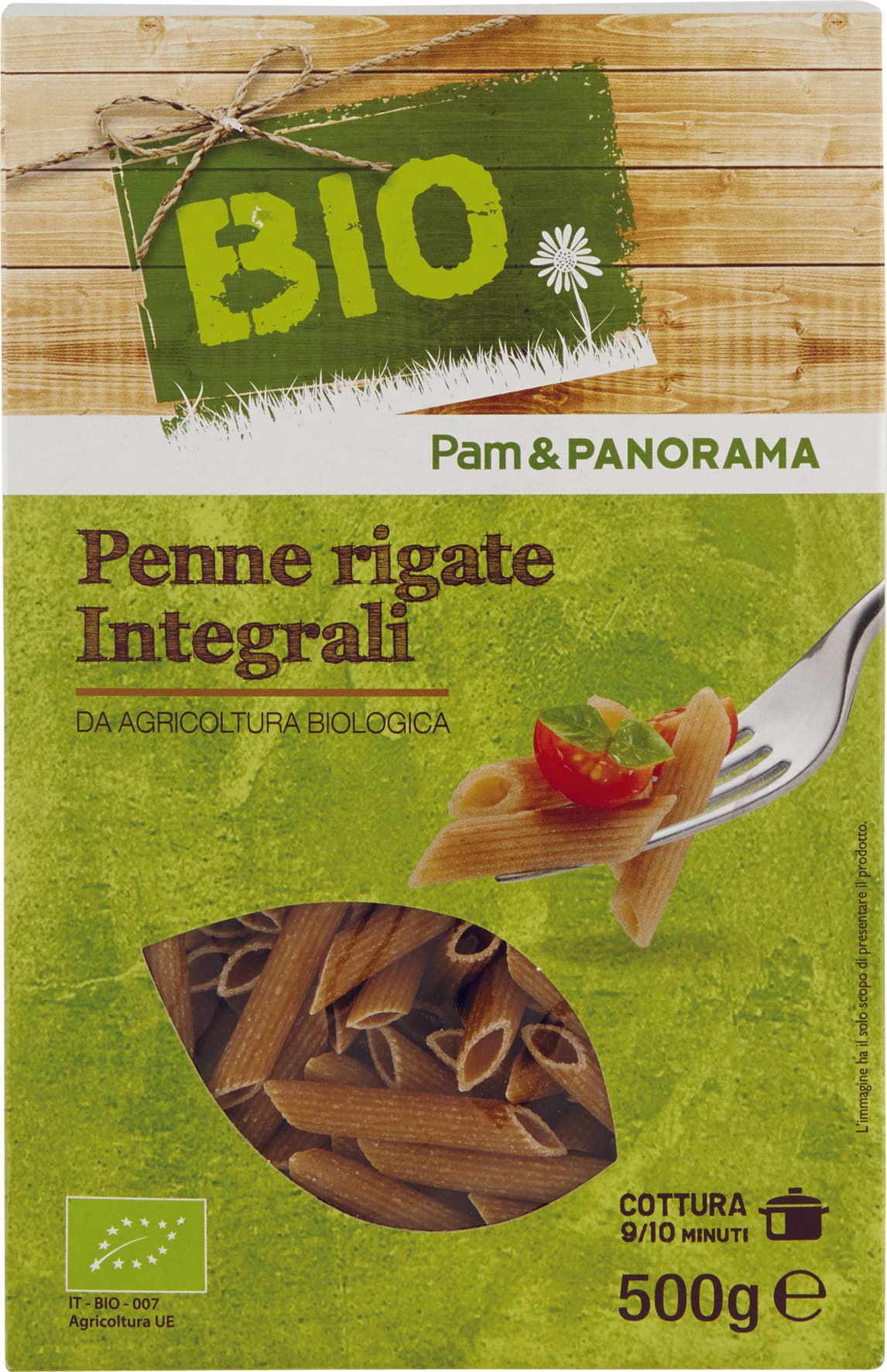 BIO Penne rigate Integrali 500 g – immagine 1