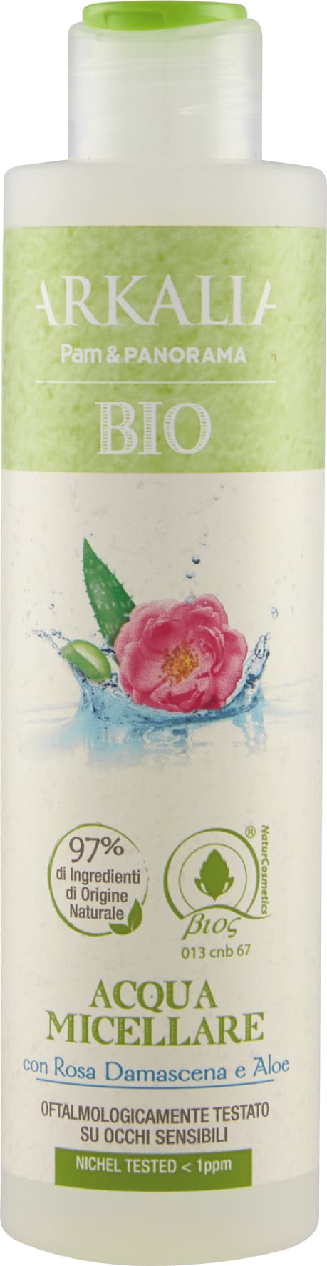 ARKALIA BIO Acqua Micellare con Rosa Damascena e Aloe 200 ml – immagine 1
