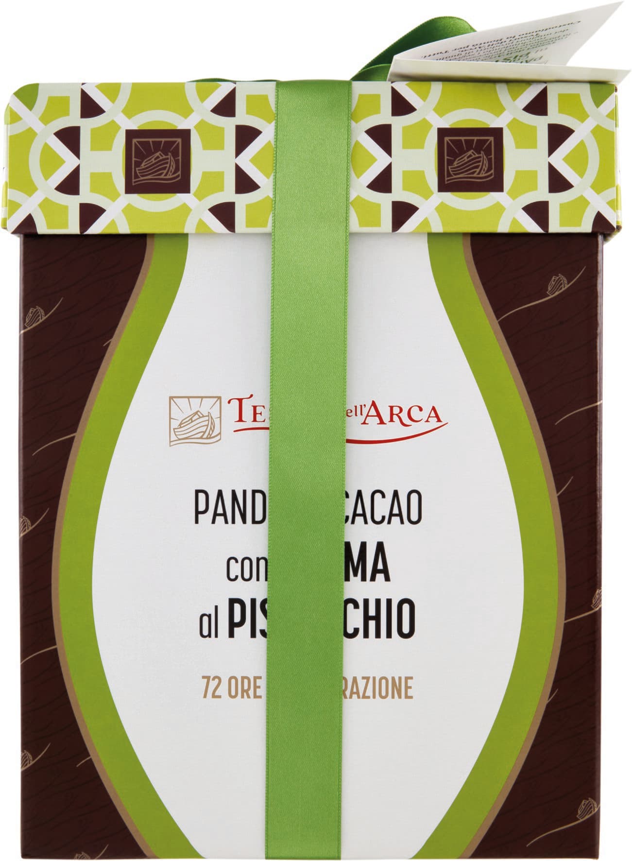 TESORI DELL'ARCA Pandoro Cacao con Crema di Pistacchio 1000 g – immagine 1