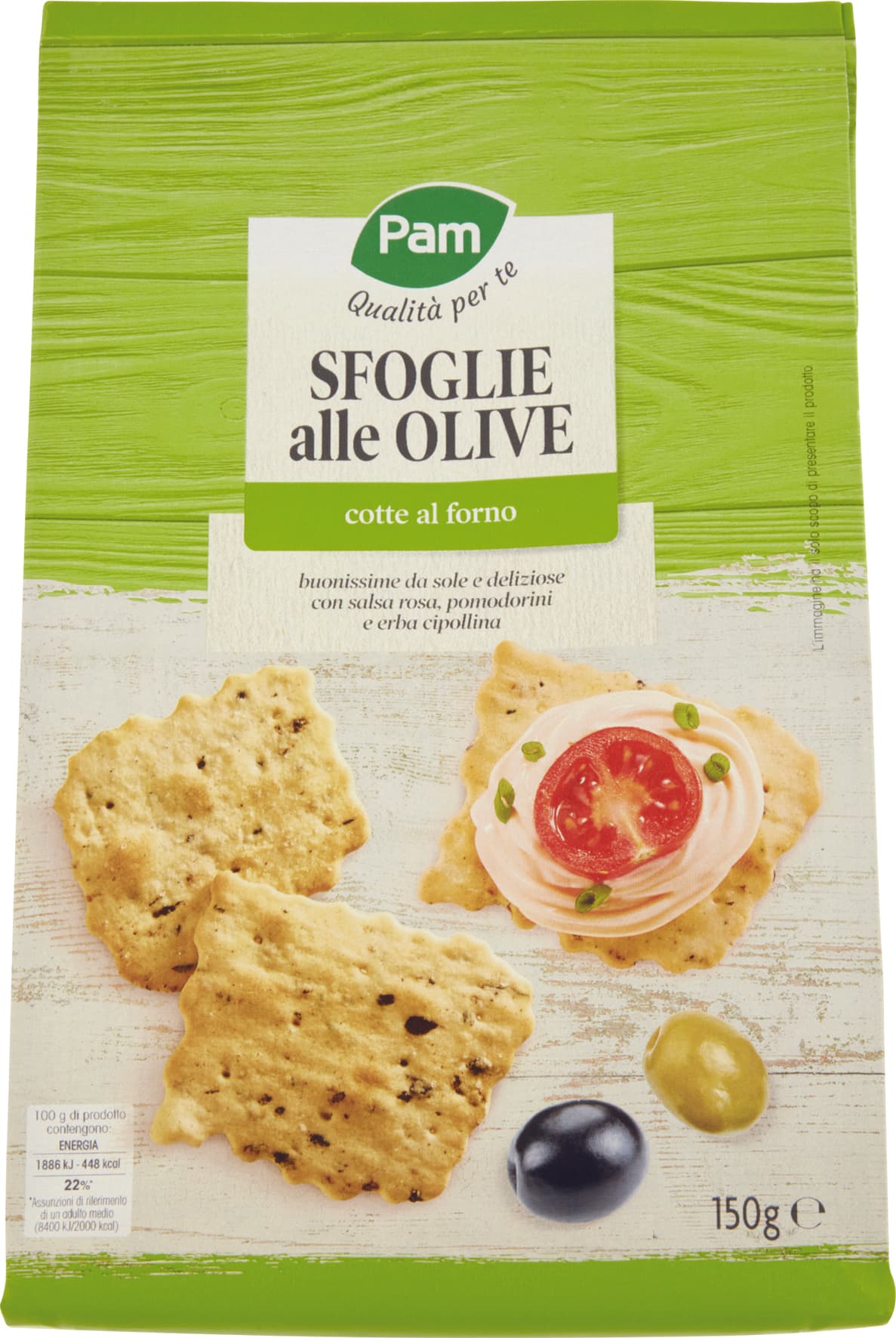 PAM Qualità per te Sfoglia alle Olive 150 g – immagine 1