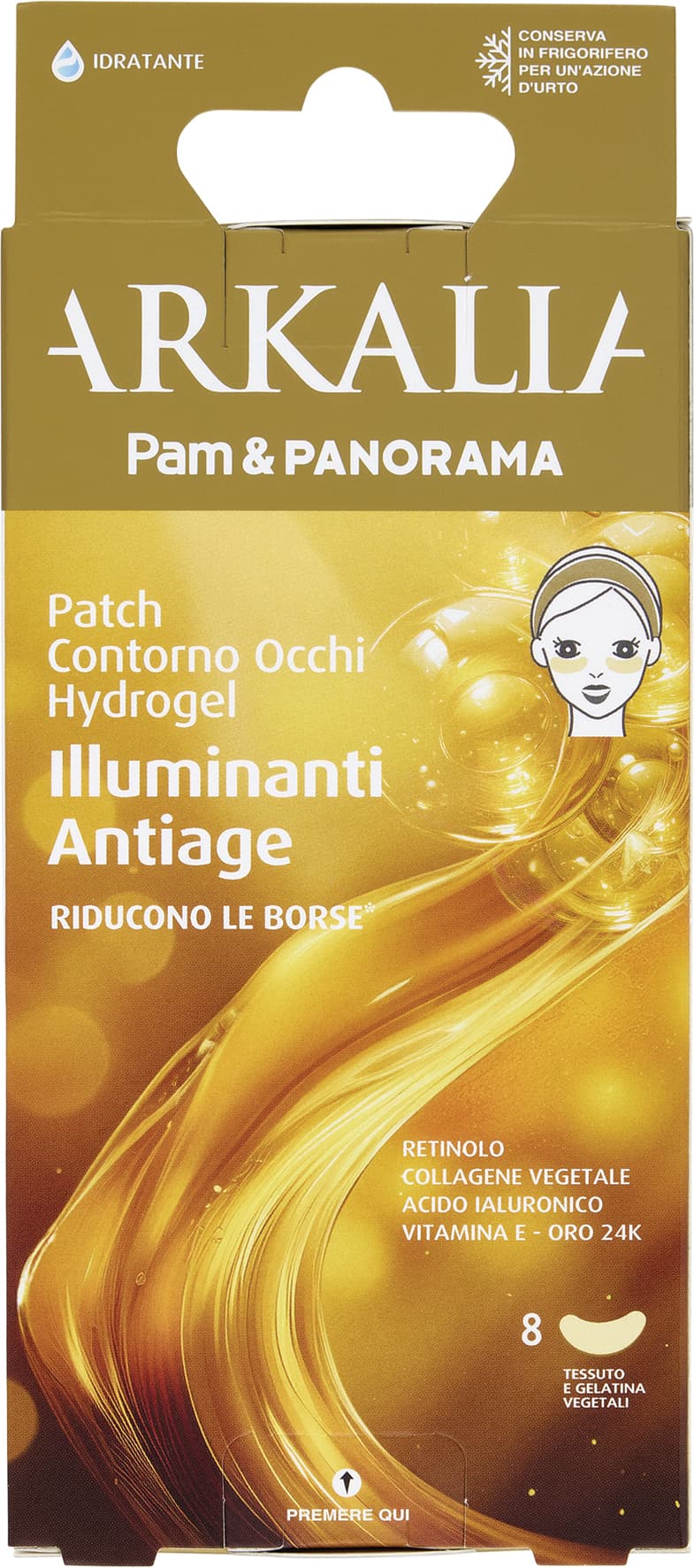 ARKALIA Patch Contorno Occhi Hydrogel Illuminanti Antiage 1 pz – immagine 1