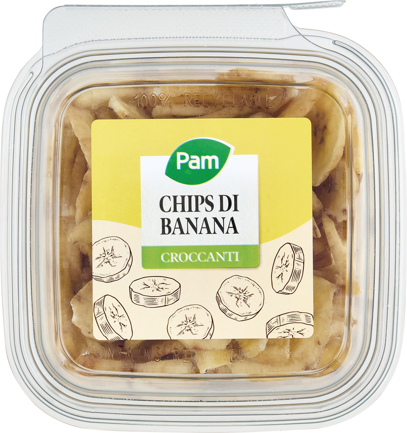 PAM Chips di Banana Croccanti 150 g – immagine 1