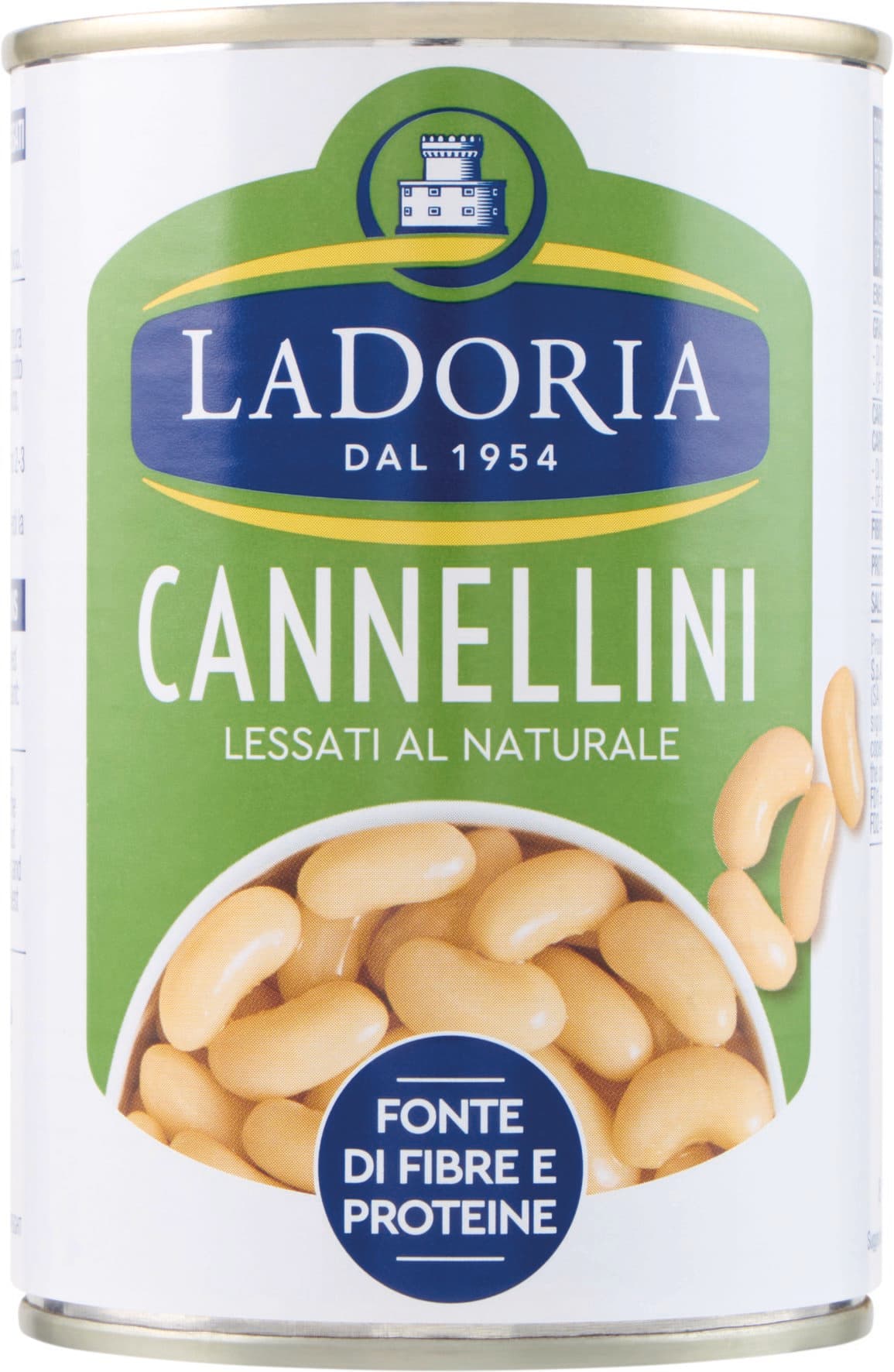 La Doria Cannellini Lessati al Naturale 400 g – immagine 1