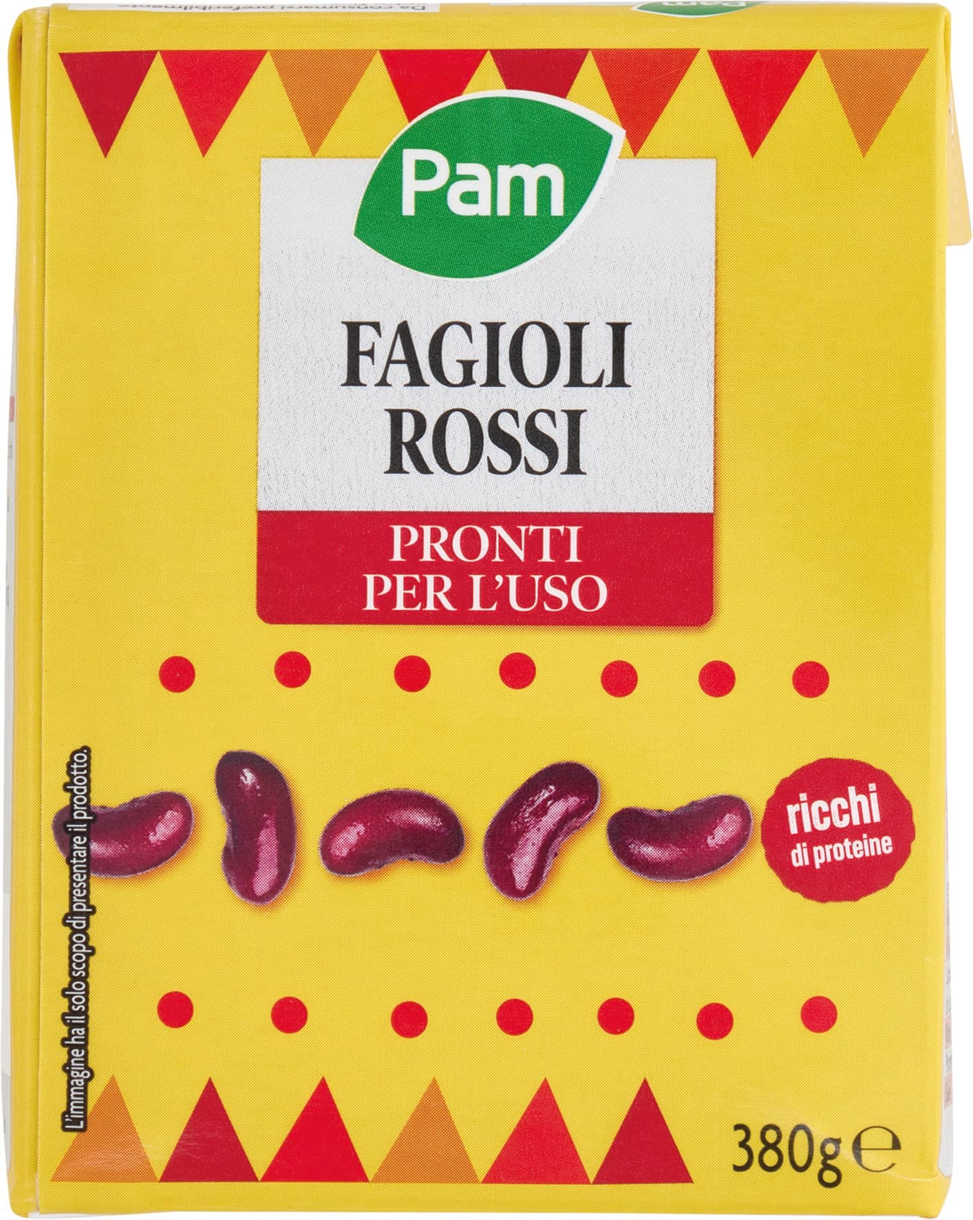 PAM Fagioli Rossi 380 g – immagine 1