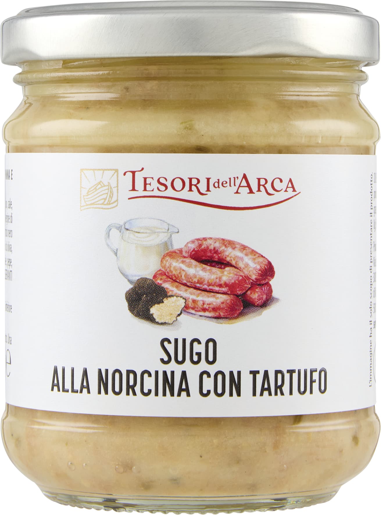 TESORI DELL'ARCA Sugo alla Norcina con Tartufo 180 g – immagine 1