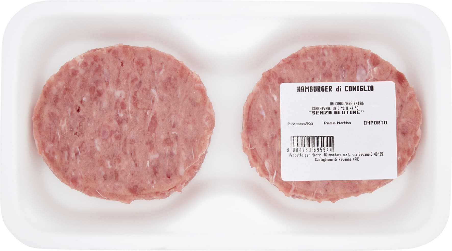 Hamburger di Coniglio 0,200 kg – immagine 1