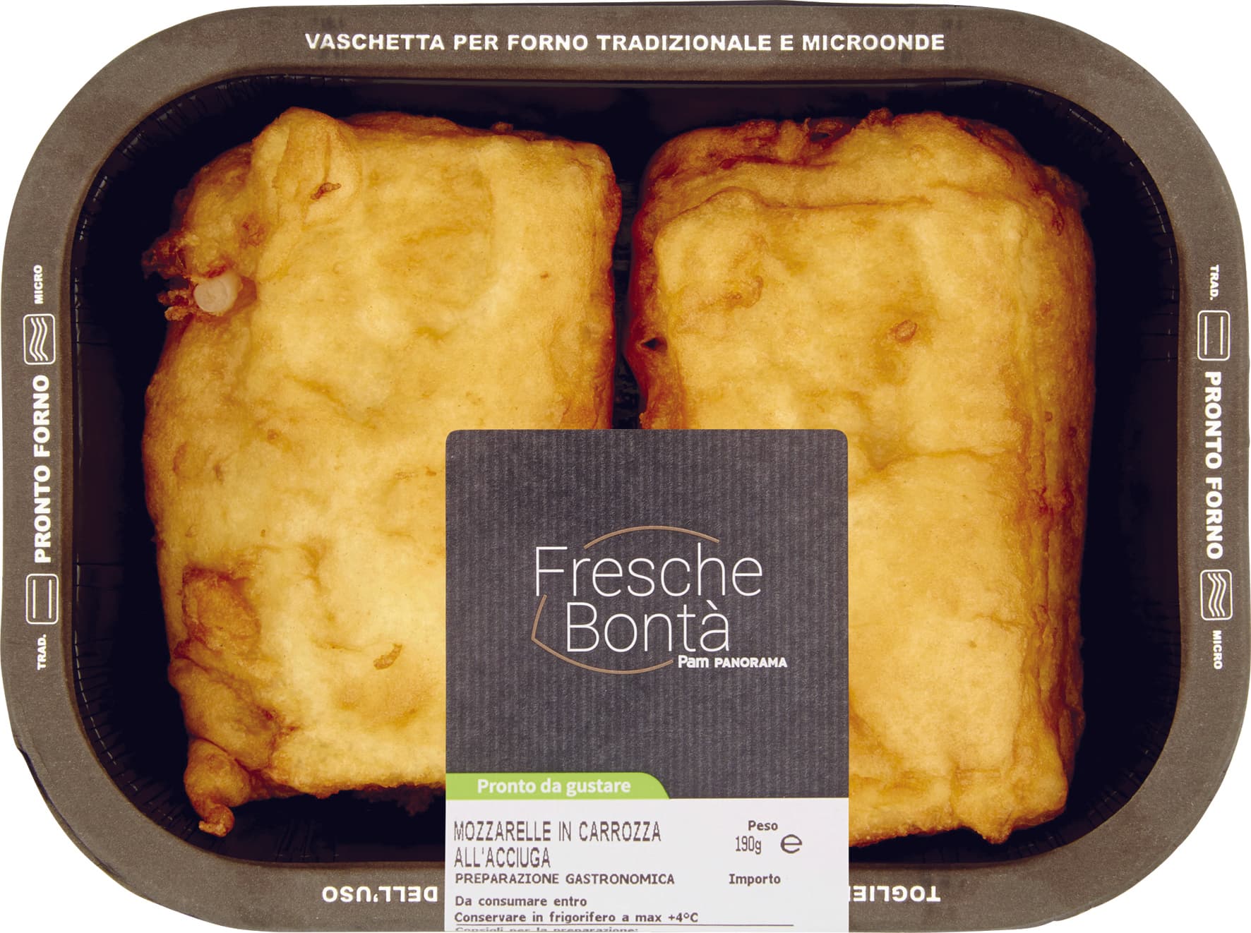 FRESCHE BONTÁ Mozzarelle in Carrozza all'Acciuga 190 g – immagine 1