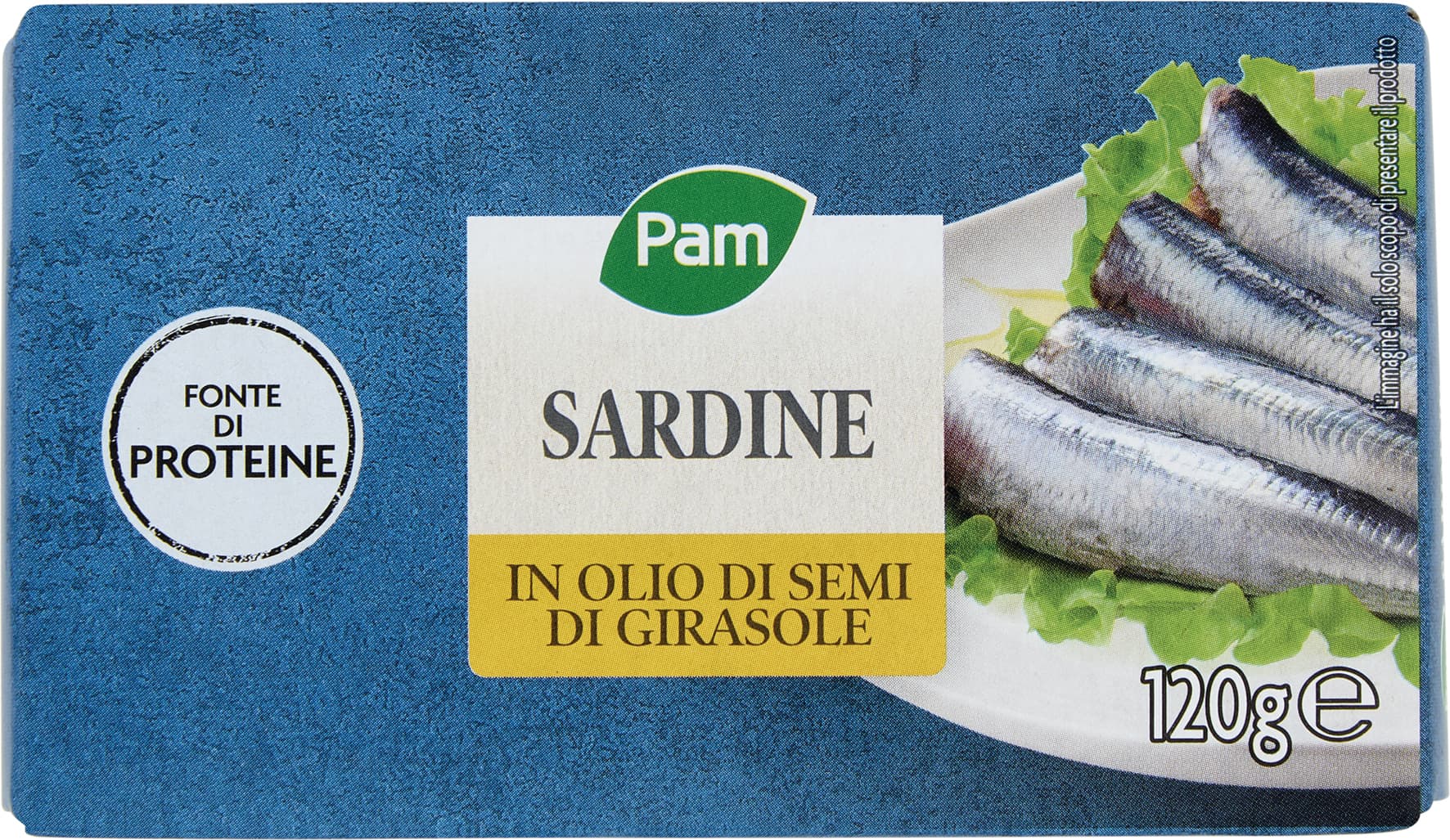 PAM PANORAMA Sardine in olio di oliva 120 g – immagine 1