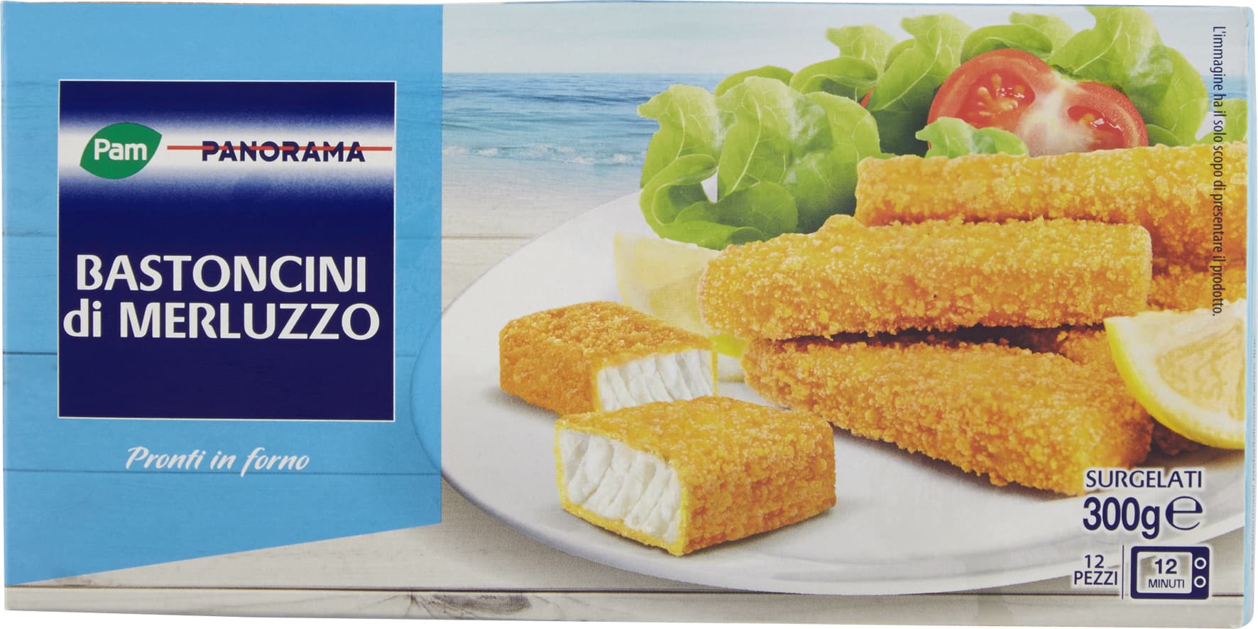 PAM PANORAMA Bastoncini di Merluzzo Surgelati 300 g – immagine 1