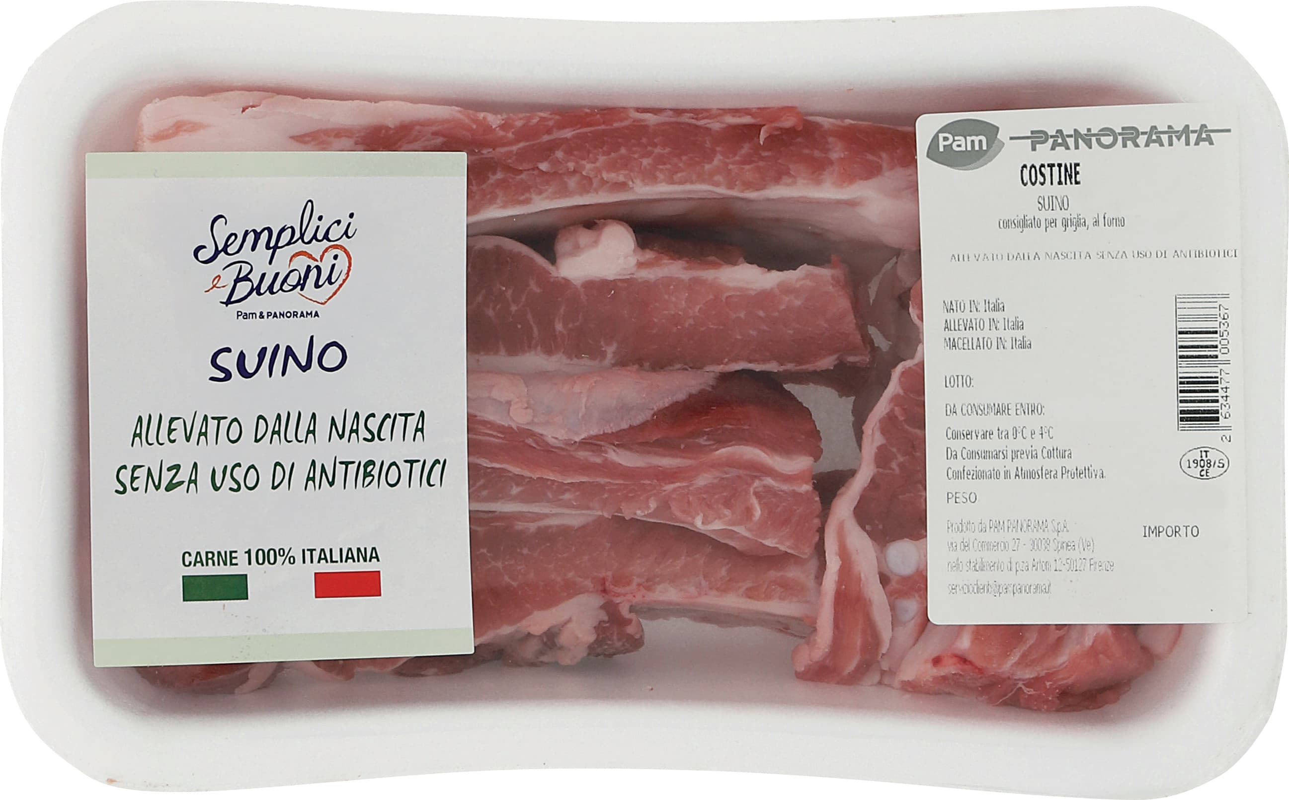 Costine puntine di suino senza antibiotici – immagine 1