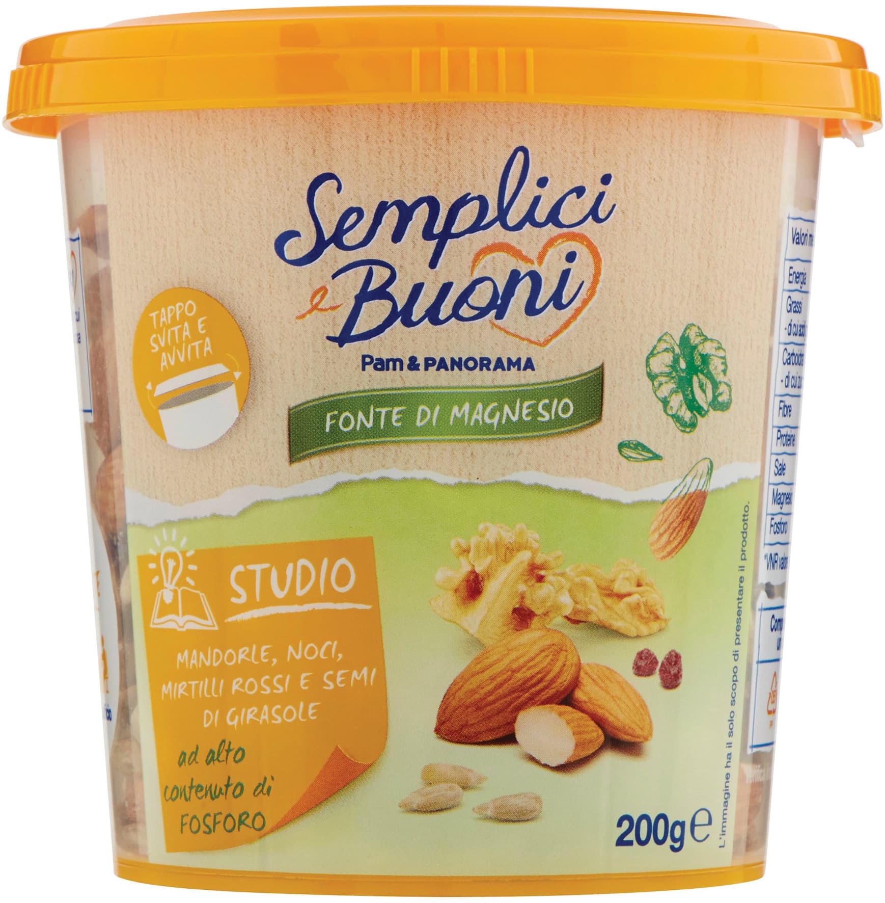 SEMPLICI E BUONI Fonte di Magnesio Mix Studio 200 g – immagine 1