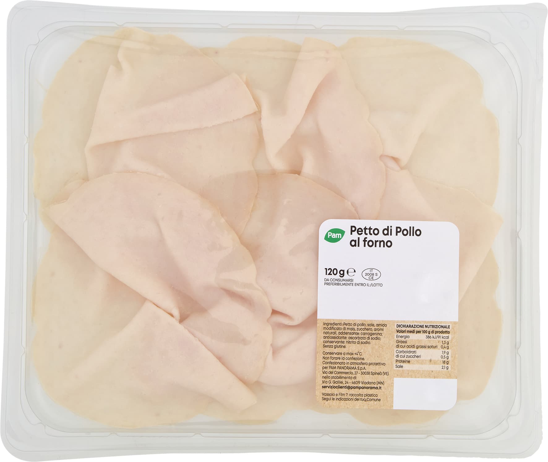 PAM Petto di Pollo al forno 120 g – immagine 1