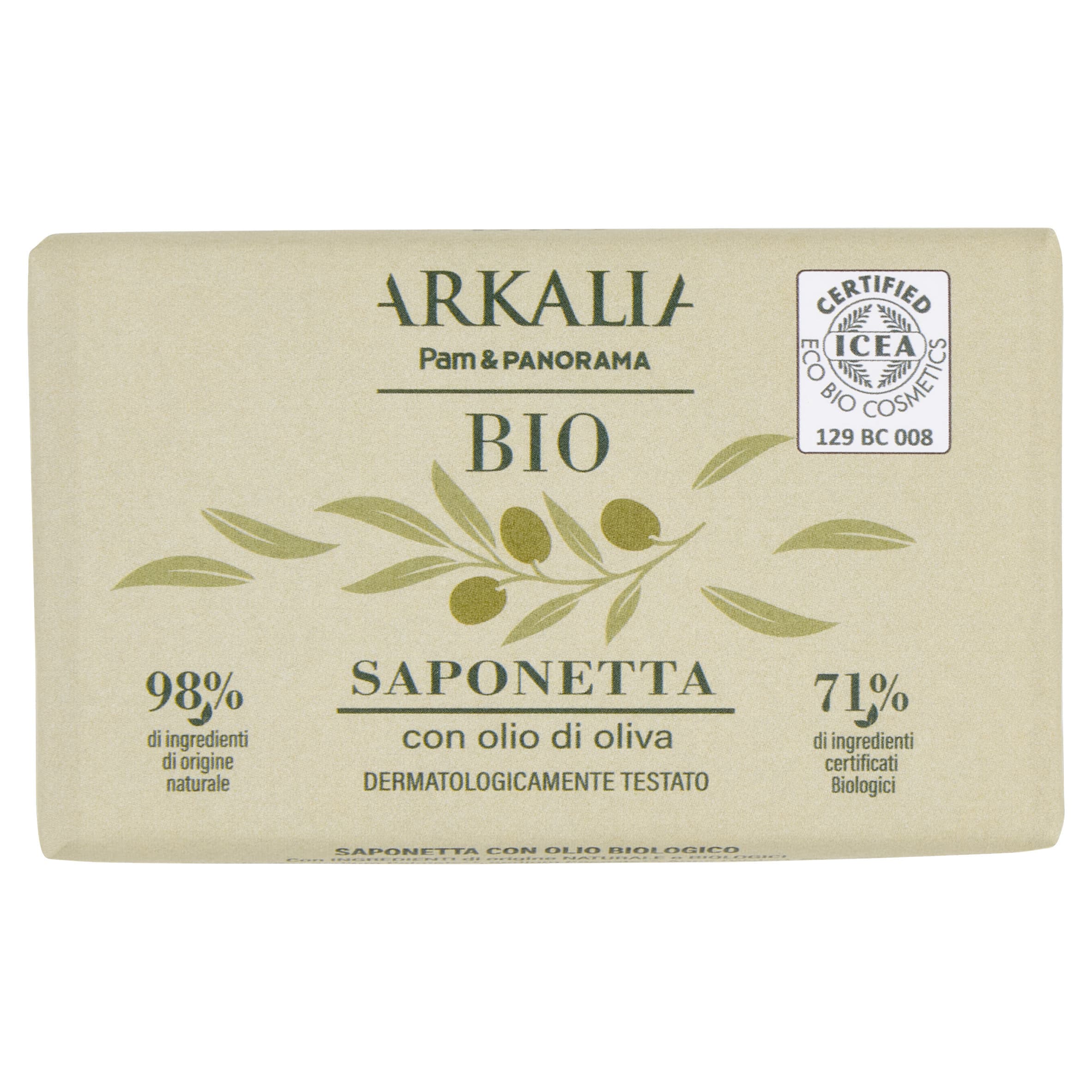 ARKALIA BIO Saponetta con olio di oliva 100 g – immagine 1
