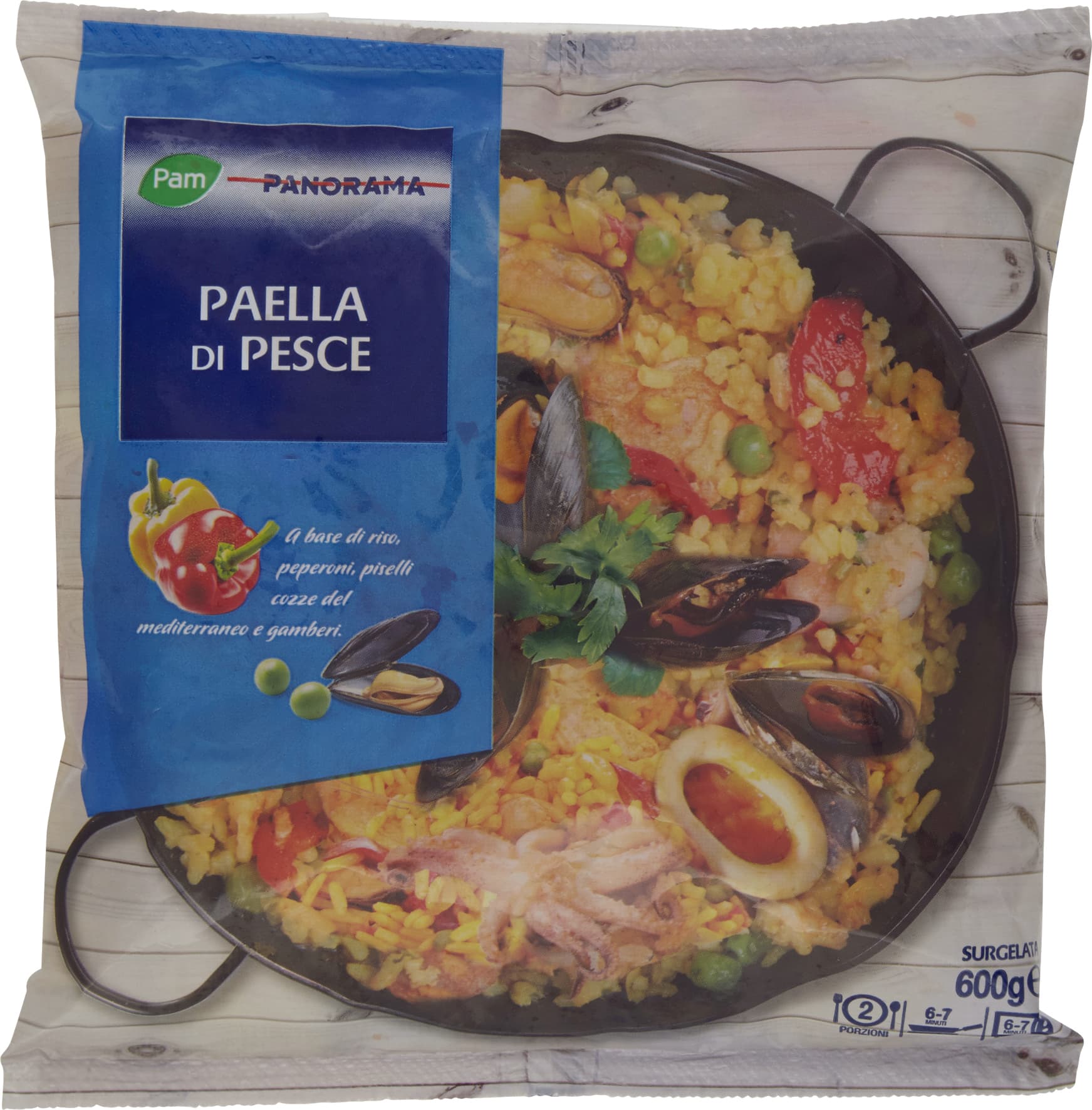 PAM PANORAMA Paella di Pesce Surgelata 600 g – immagine 1