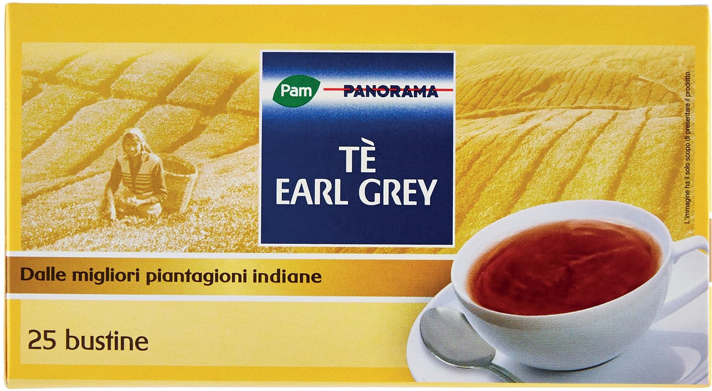 PAM PANORAMA Tè Earl Grey 50g (2g x 25) – immagine 1