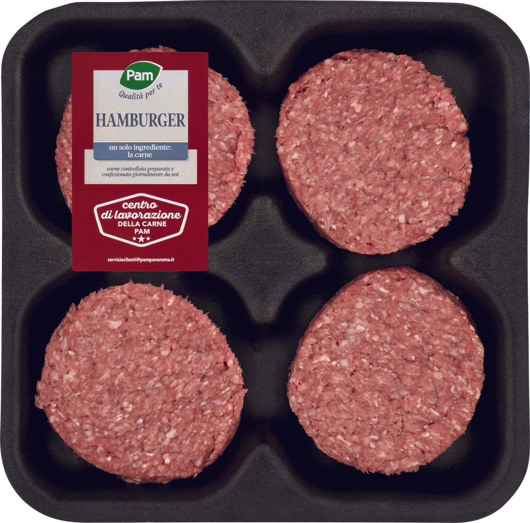 PAM Qualità per te Hamburger Misto Suino - Bovino Adulto 400 g – immagine 1