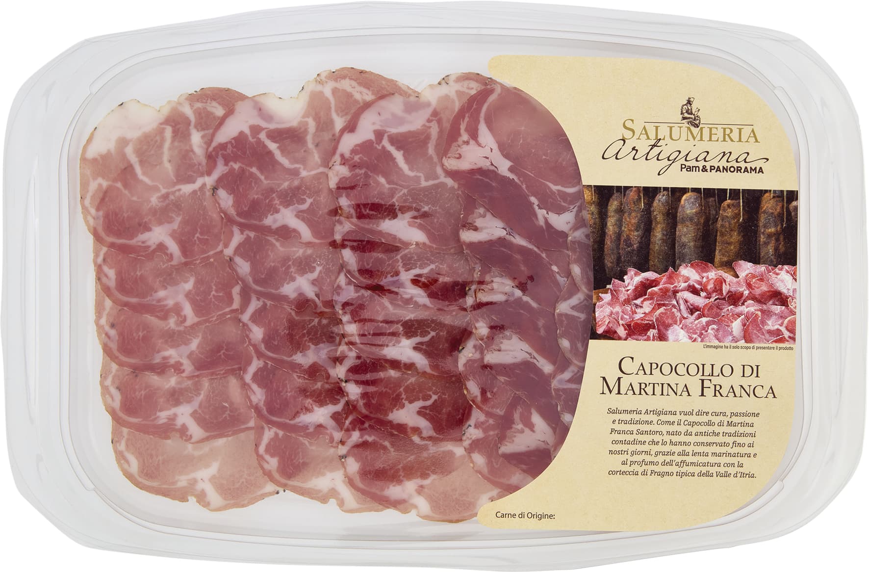 SALUMERIA ARTIGIANA Capocollo di Martina Franca 80 g – immagine 1