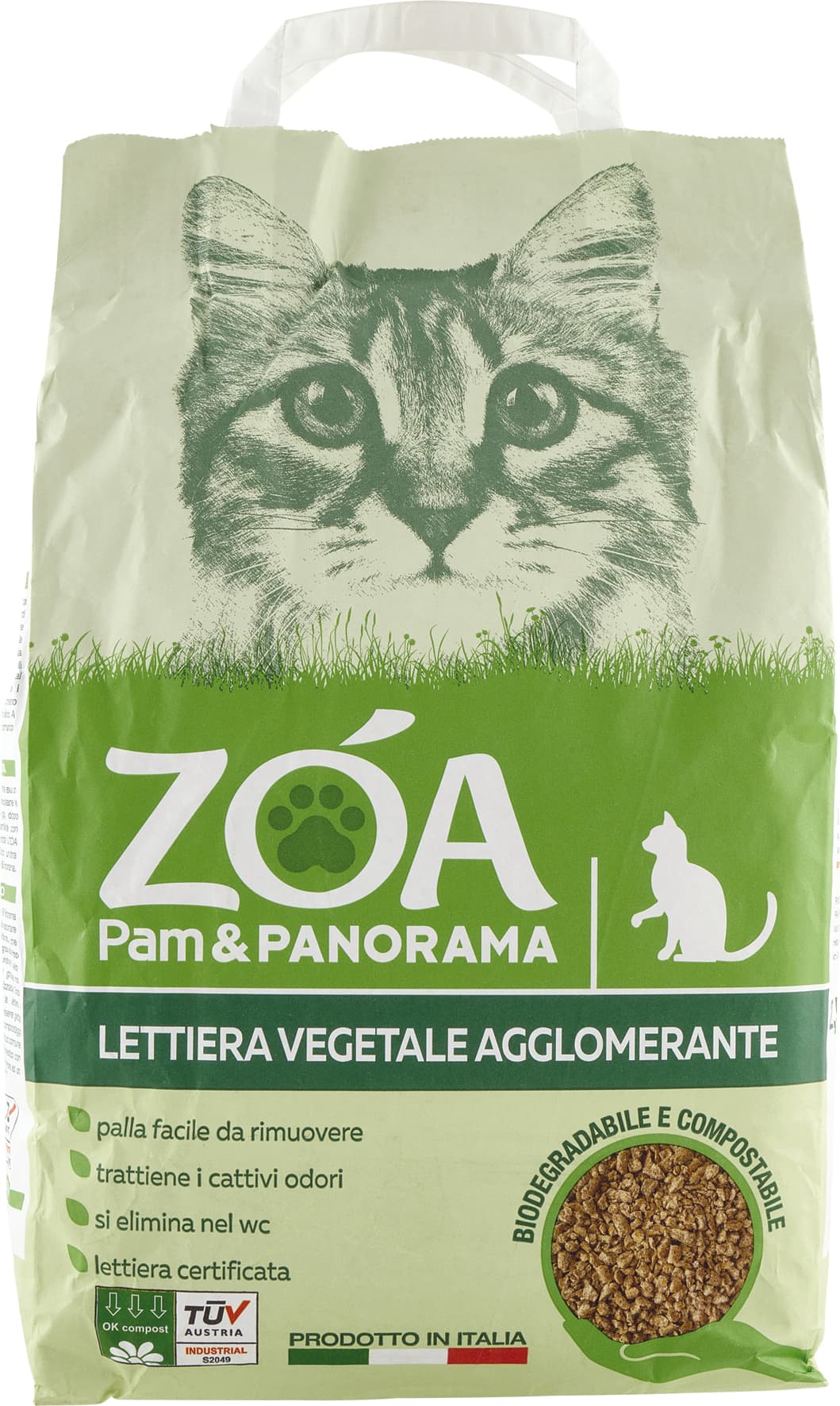 Z”A Lettiera Vegetale Agglomerante 2,5 Kg – immagine 1