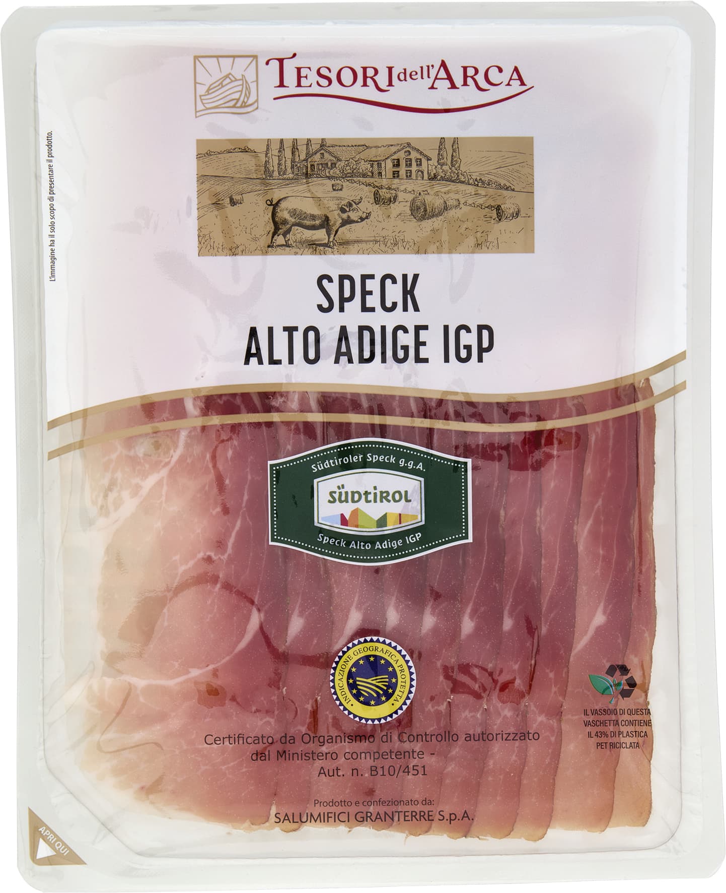 TESORI DELL'ARCA Speck Alto Adige IGP 100 g – immagine 1