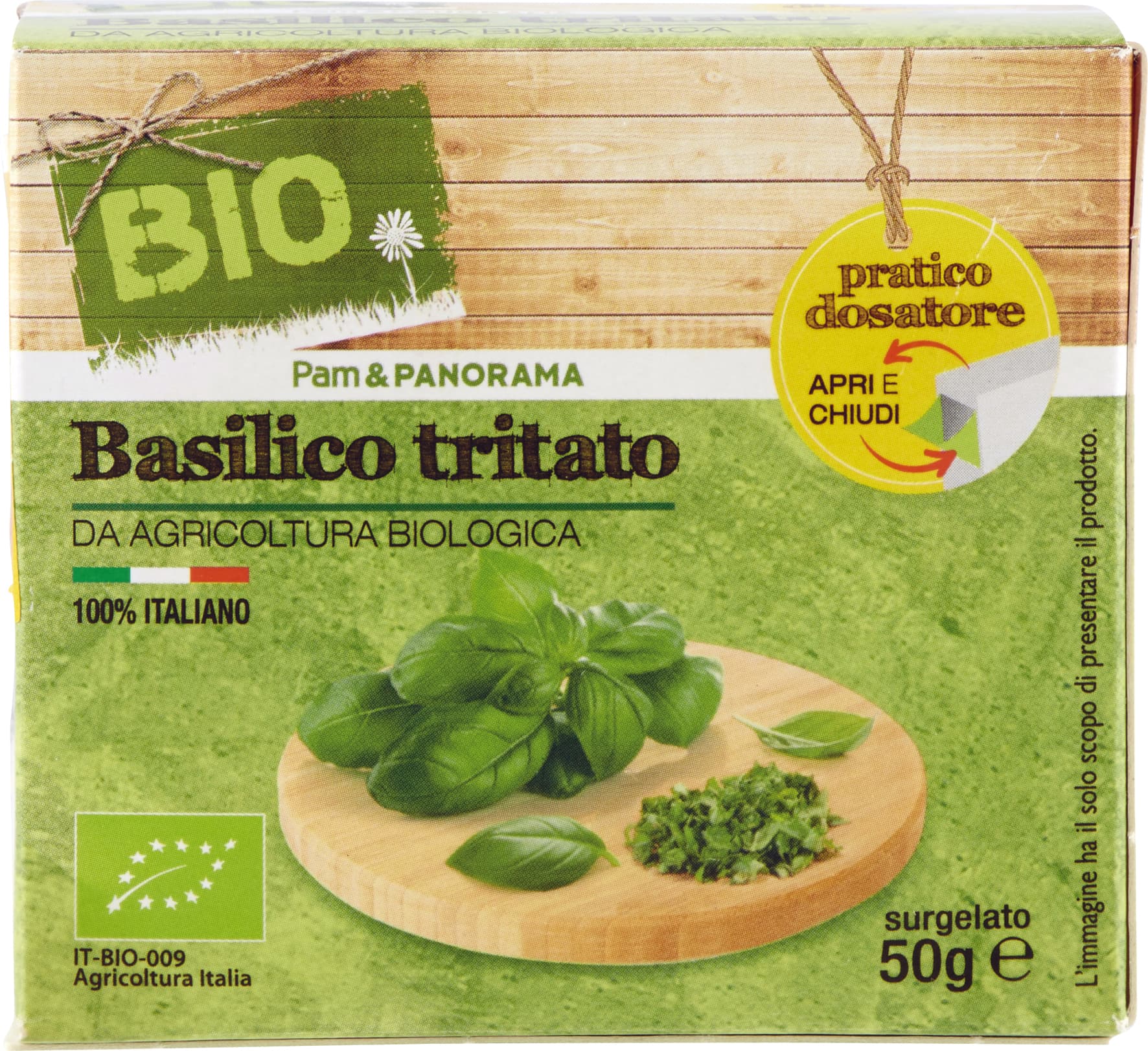 BIO Basilico tritato surgelato 50 g – immagine 1
