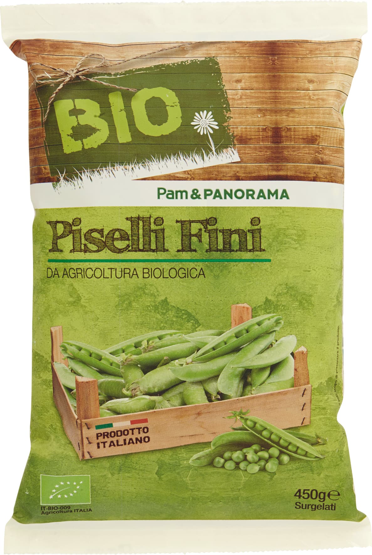 BIO Piselli Fini Surgelati 450 g – immagine 1