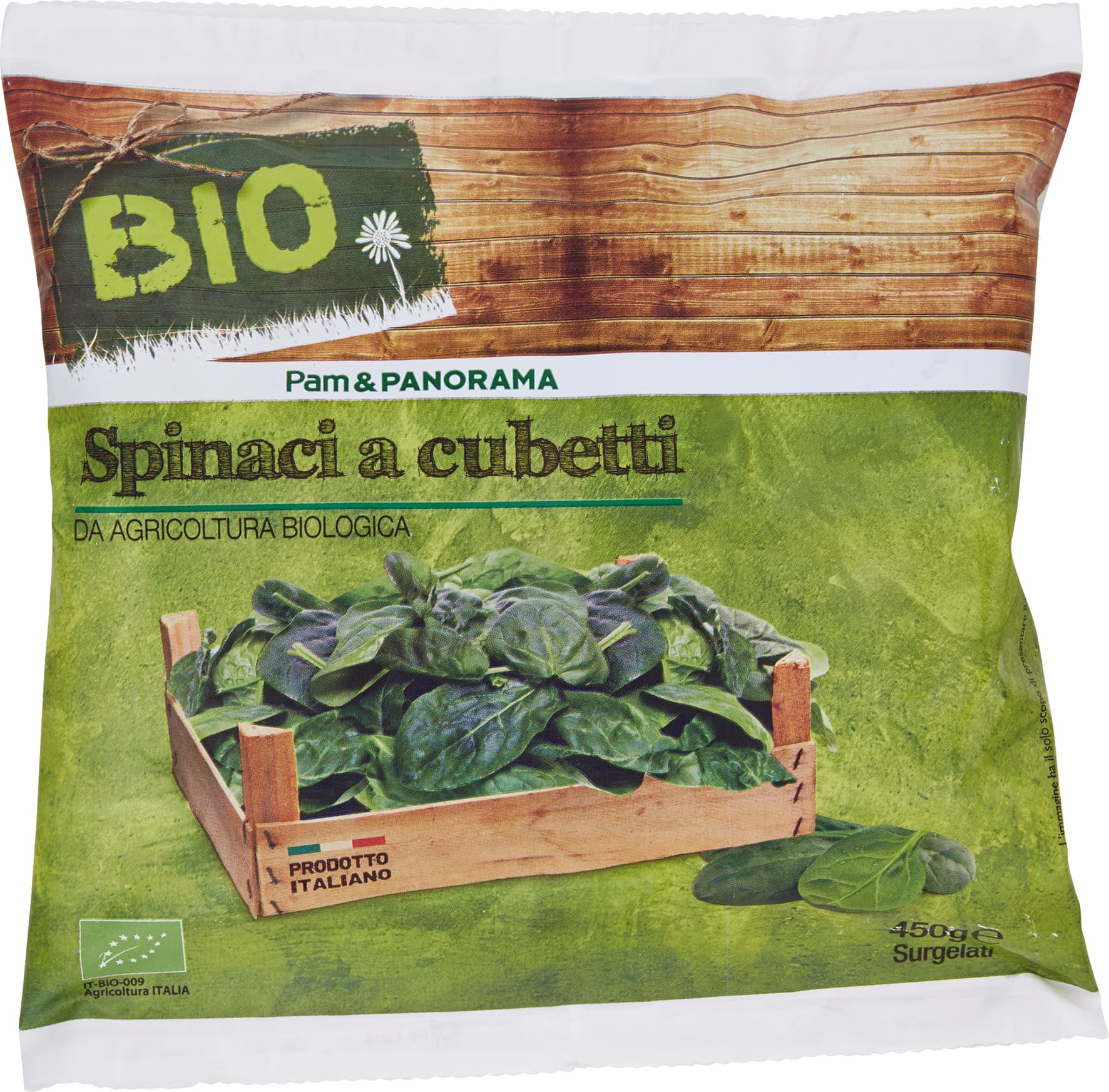 BIO Spinaci a cubetti Surgelati 450 g – immagine 1