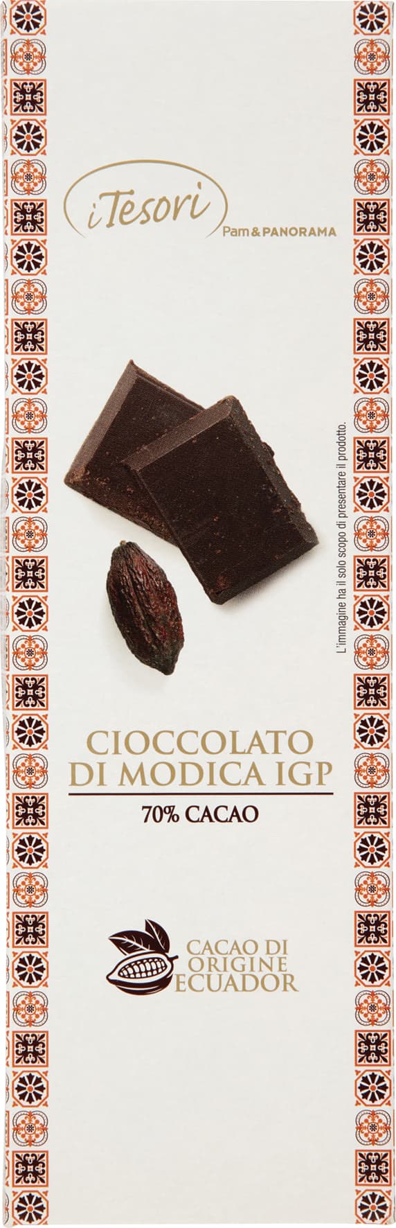 I TESORI Cioccolato di Modica IGP 70% Cacao 80 g – immagine 1