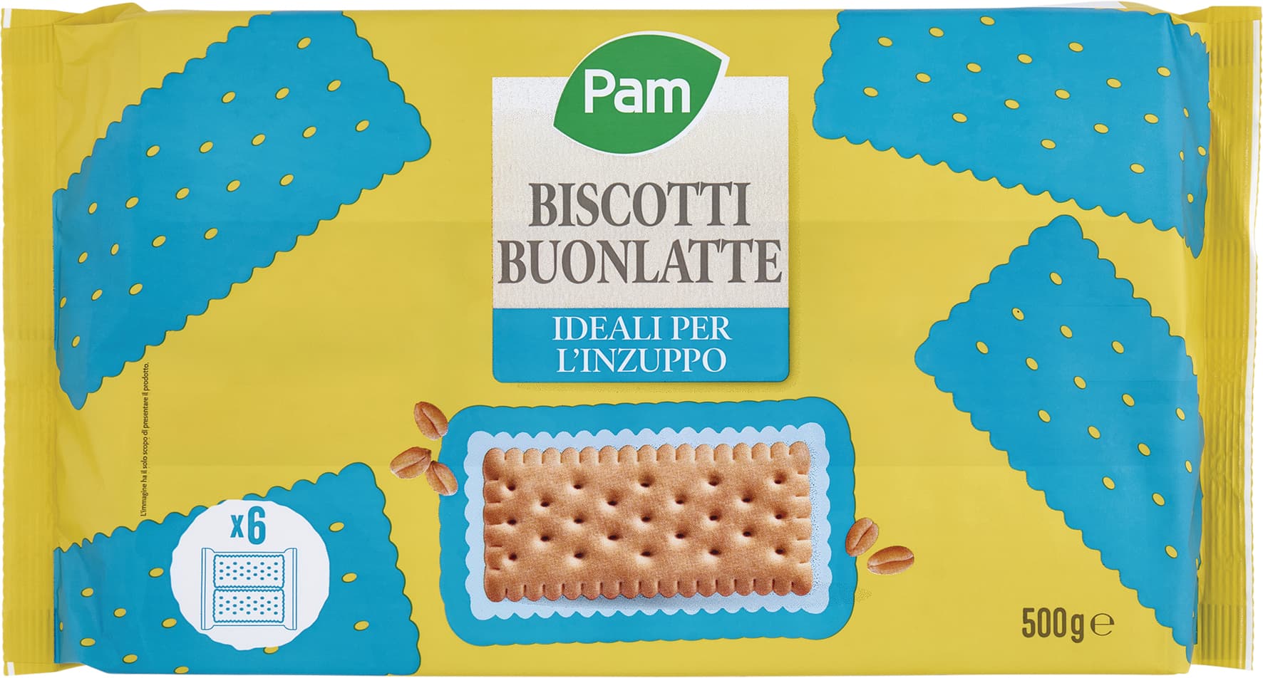 PAM Biscotti Buonlatte 500 g – immagine 1