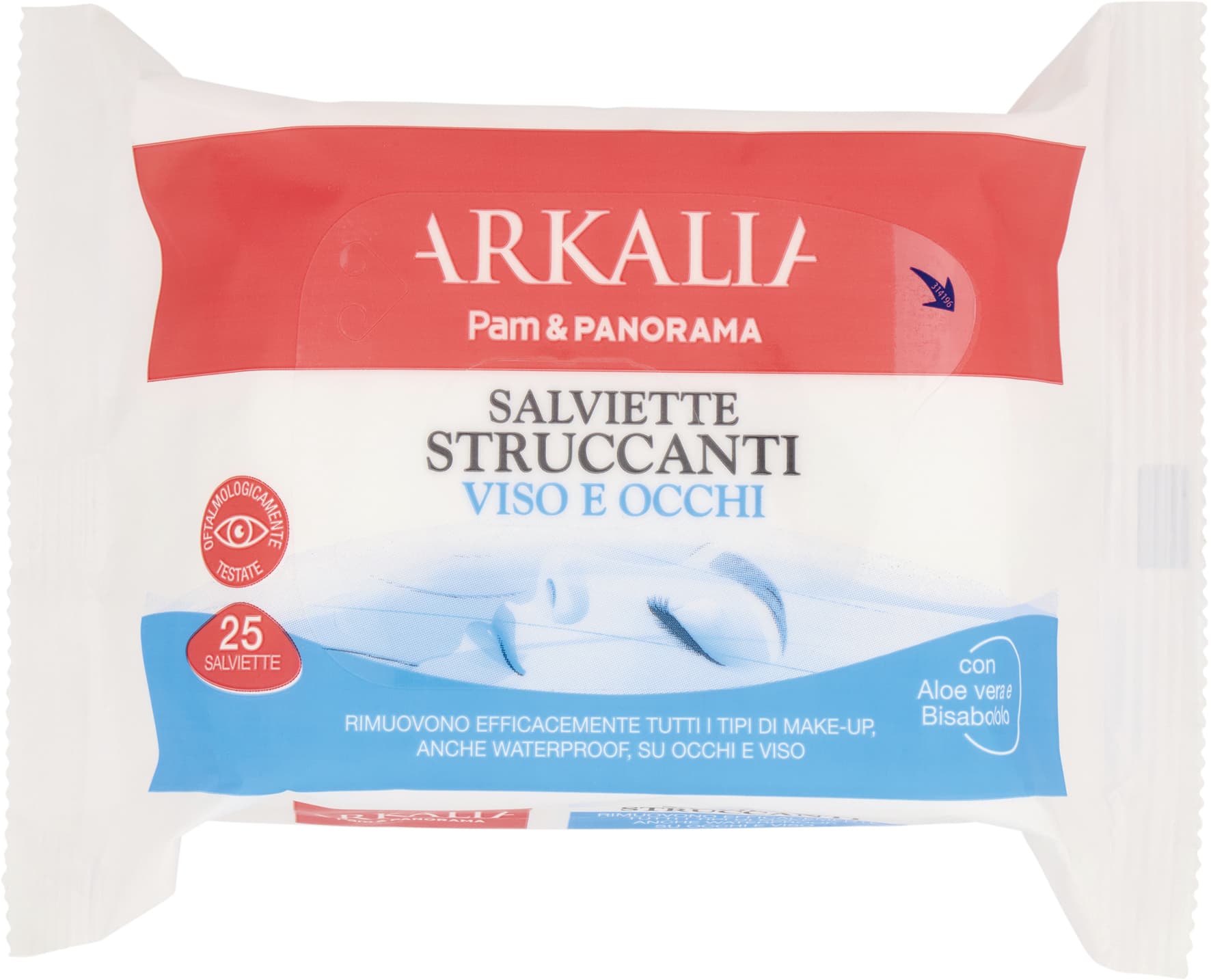 ARKALIA Salviette Struccanti Viso e Occhi 25 pz – immagine 1