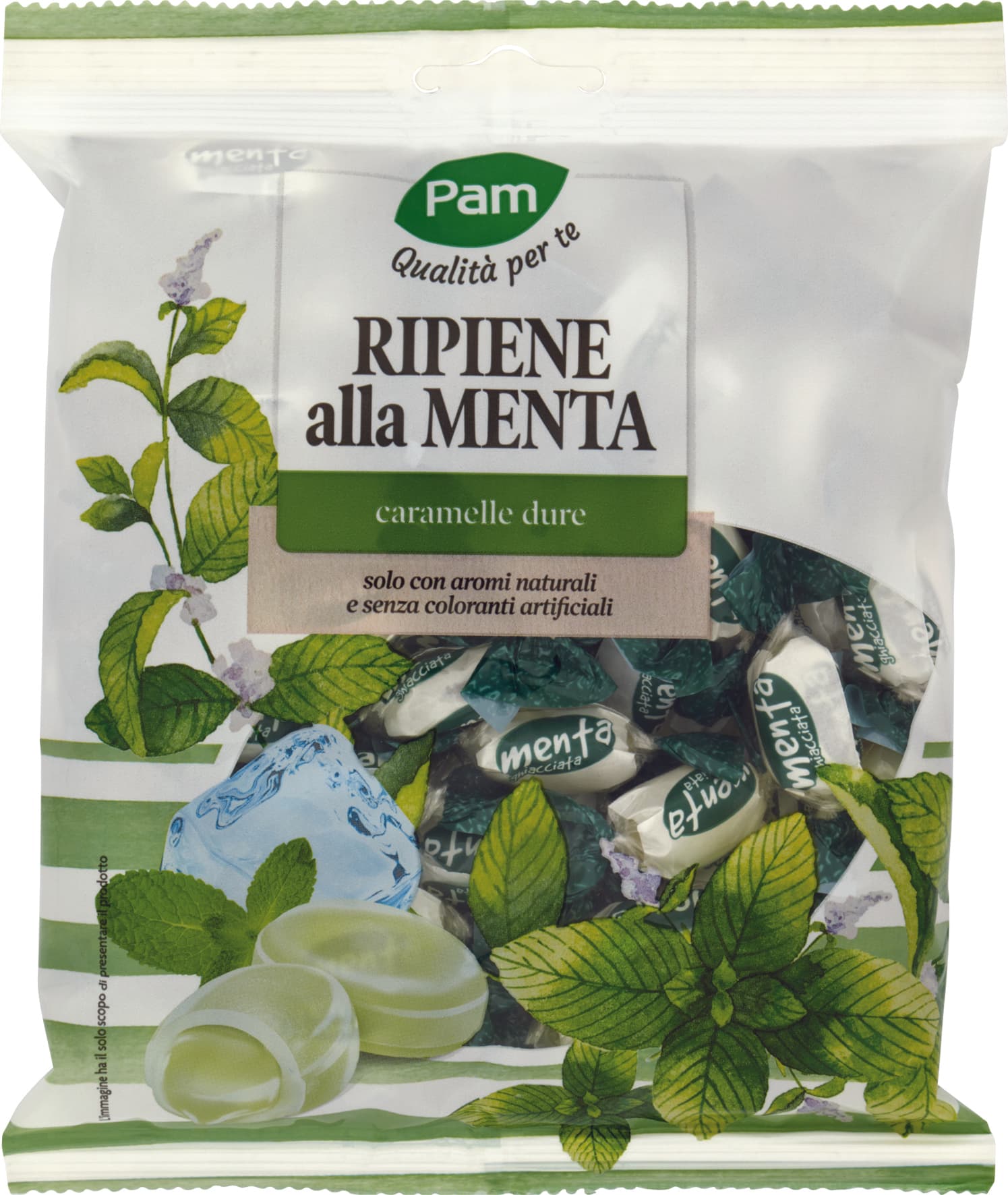 PAM PANORAMA Caramelle Ripiene menta ghiacciata 200 g – immagine 1
