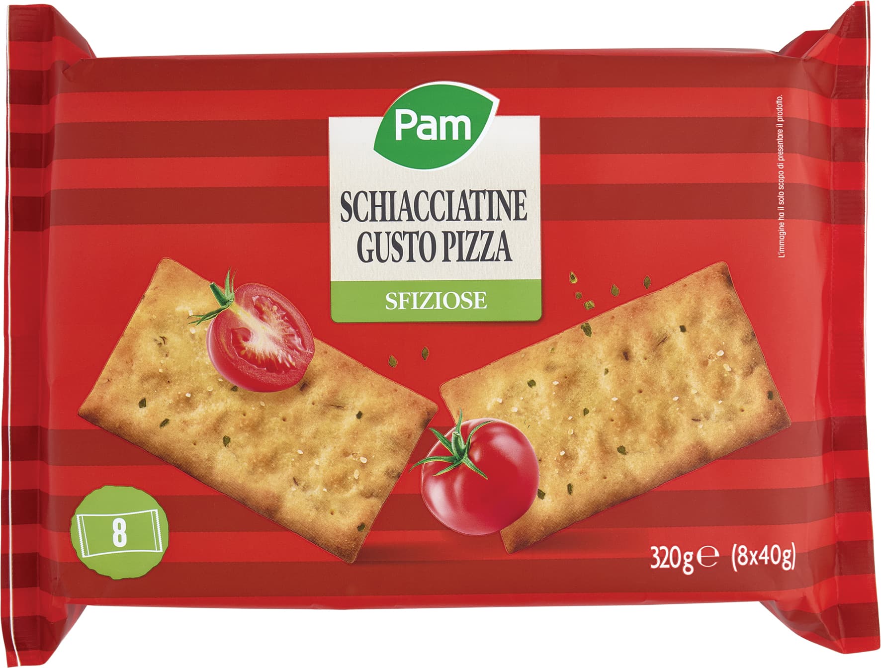 Schiacciatine Gusto Pizza 8 x 40 g – immagine 1