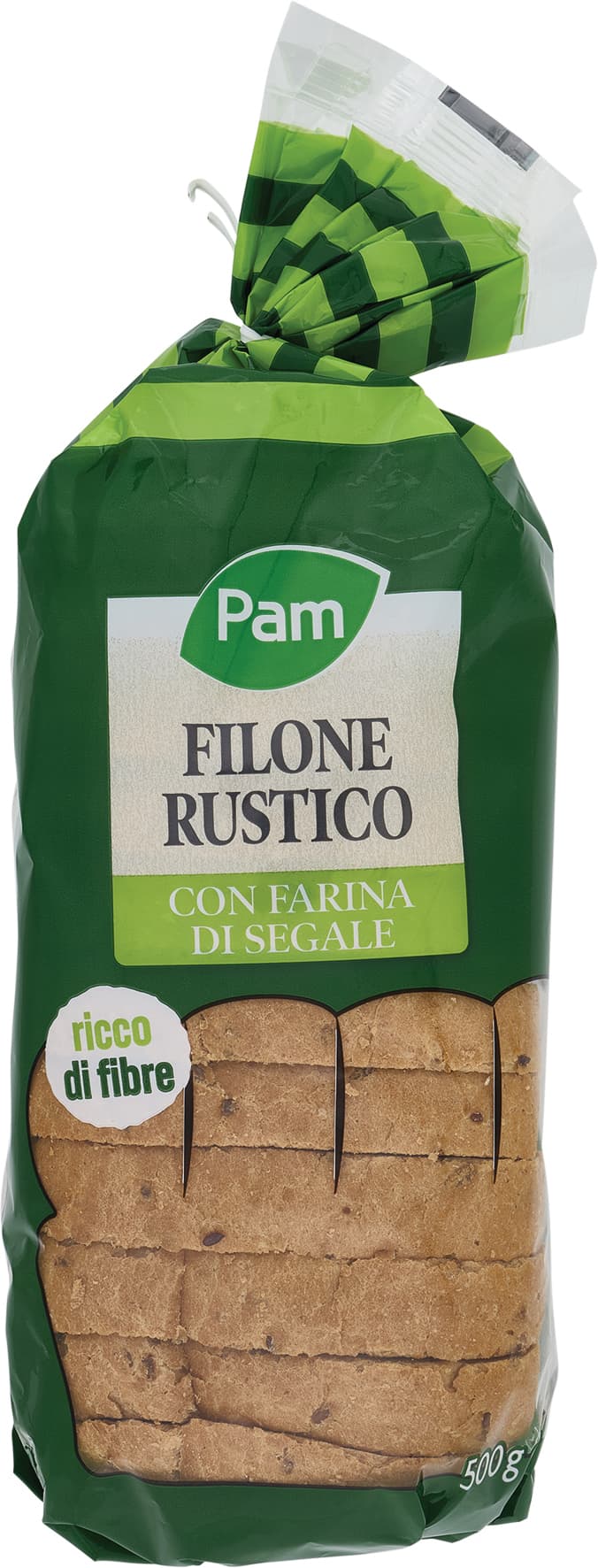 PAM Filone Rustico con Farina di Segale 500 g – immagine 1
