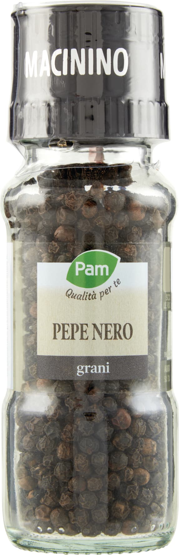 PAM Qualità per te Pepe Nero grani Macinino 45 g – immagine 1