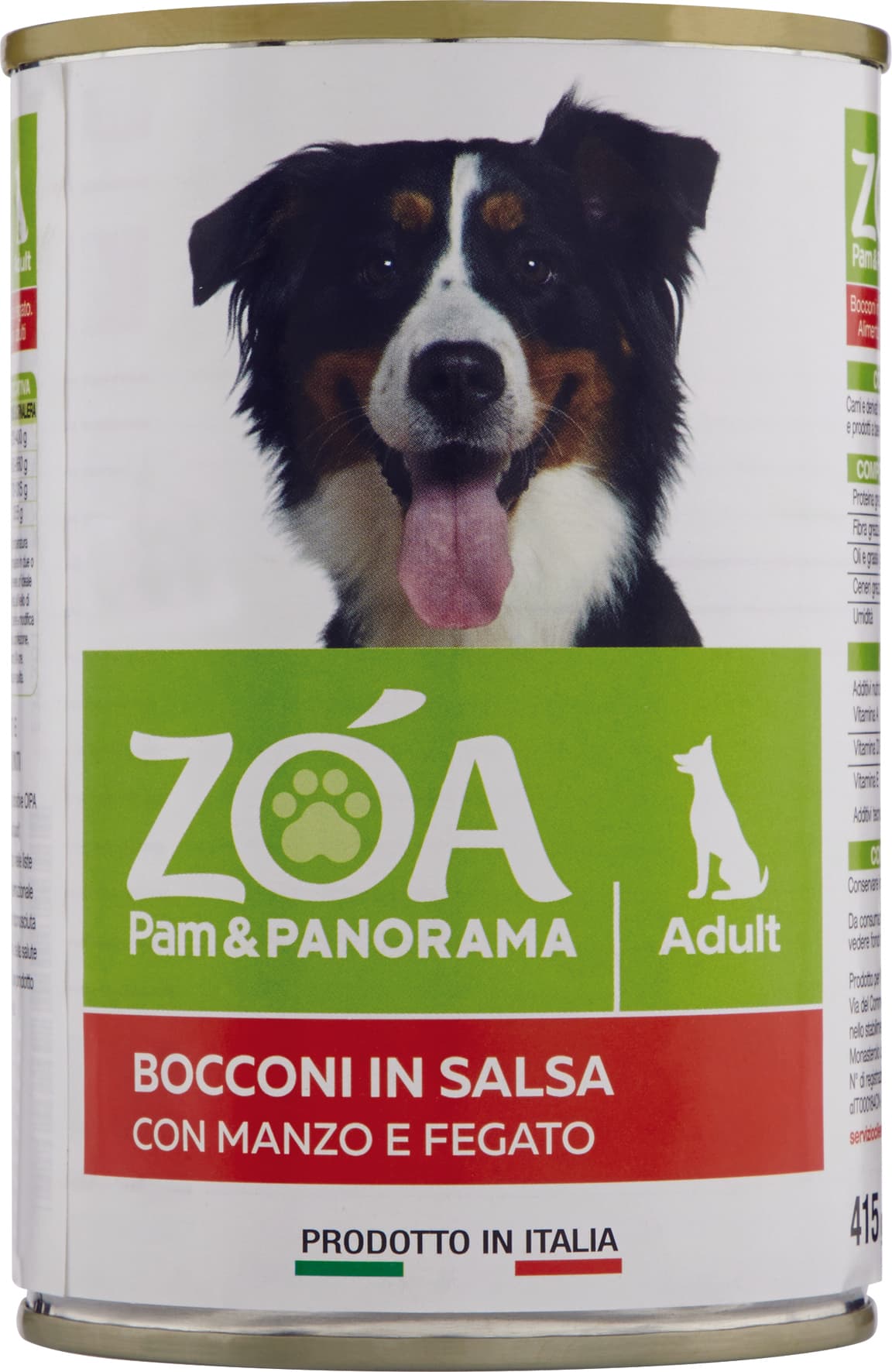 ZOA Adult Bocconi in Salsa con Manzo e Fegato 415 g – immagine 1