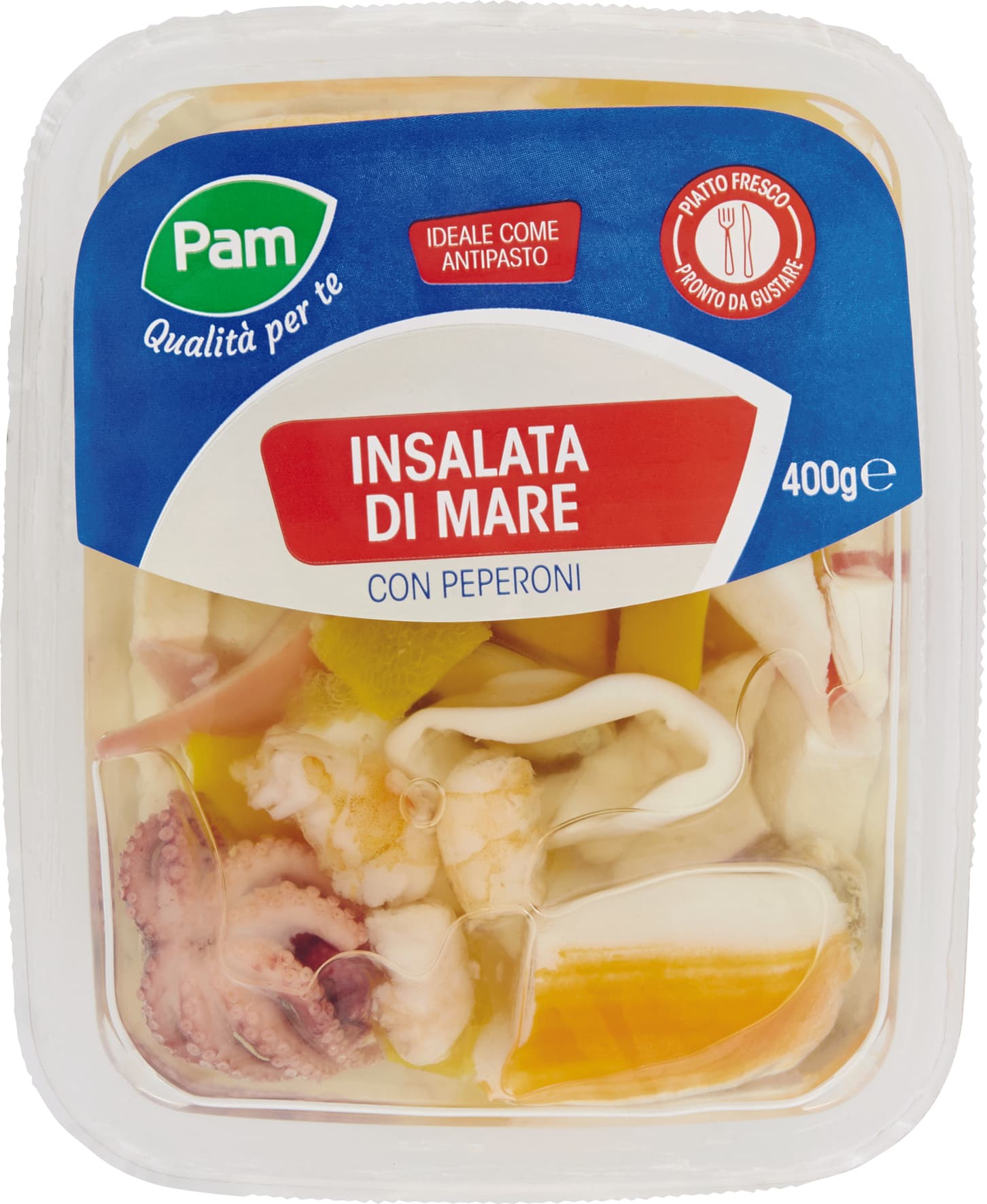 PAM Qualità per te Insalata di Mare con Peperoni 400 g – immagine 1