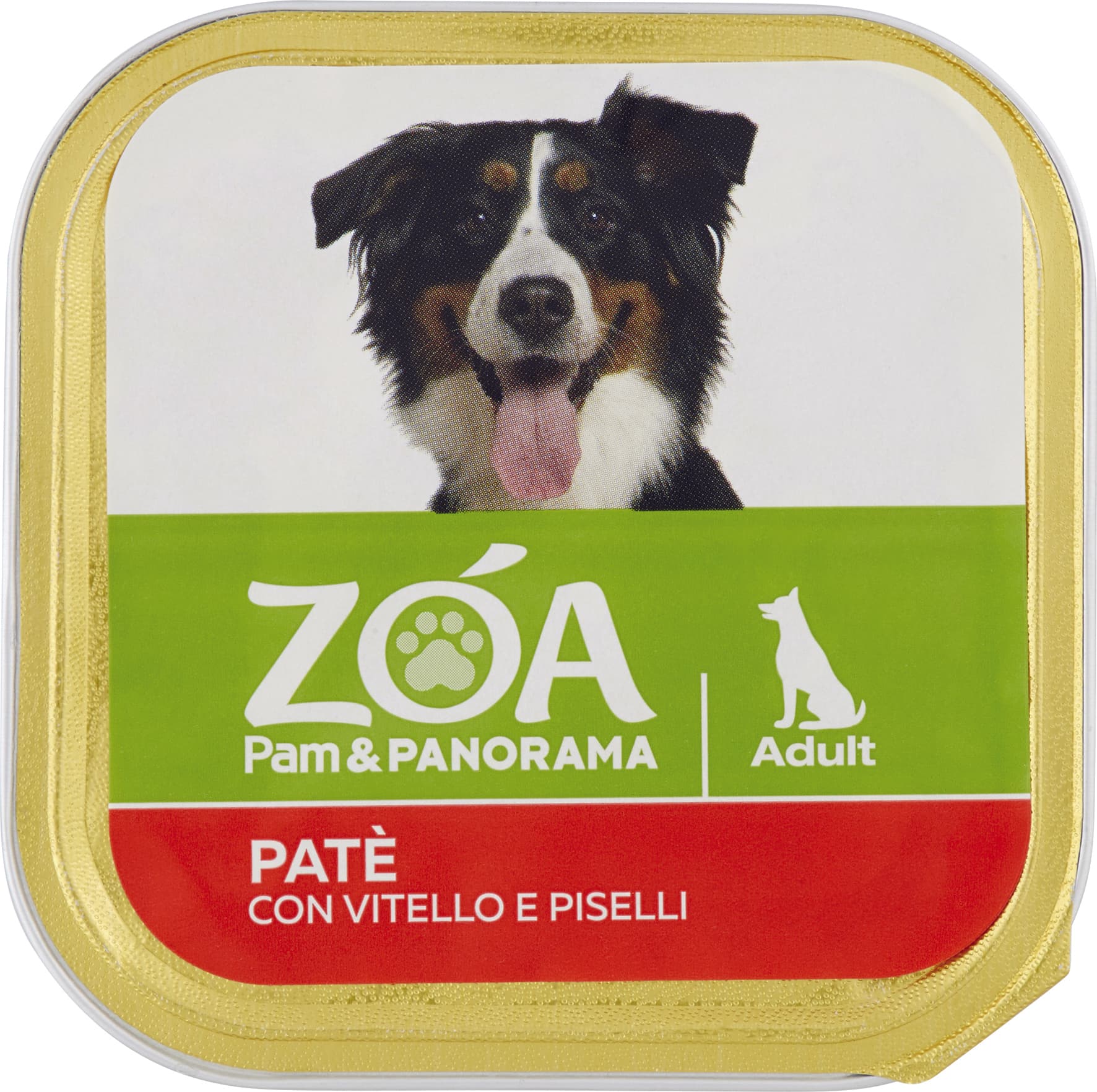 ZOA Adult Patè con Vitello e Piselli 150 g – immagine 1
