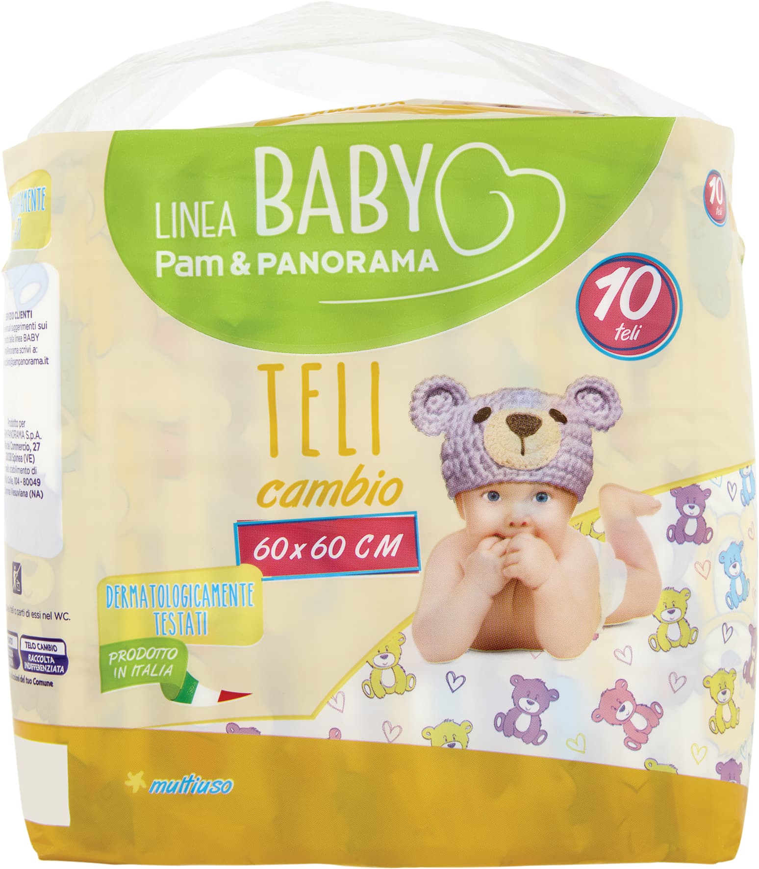 PAM PANORAMA Linea Baby Teli cambio 10 pz – immagine 1
