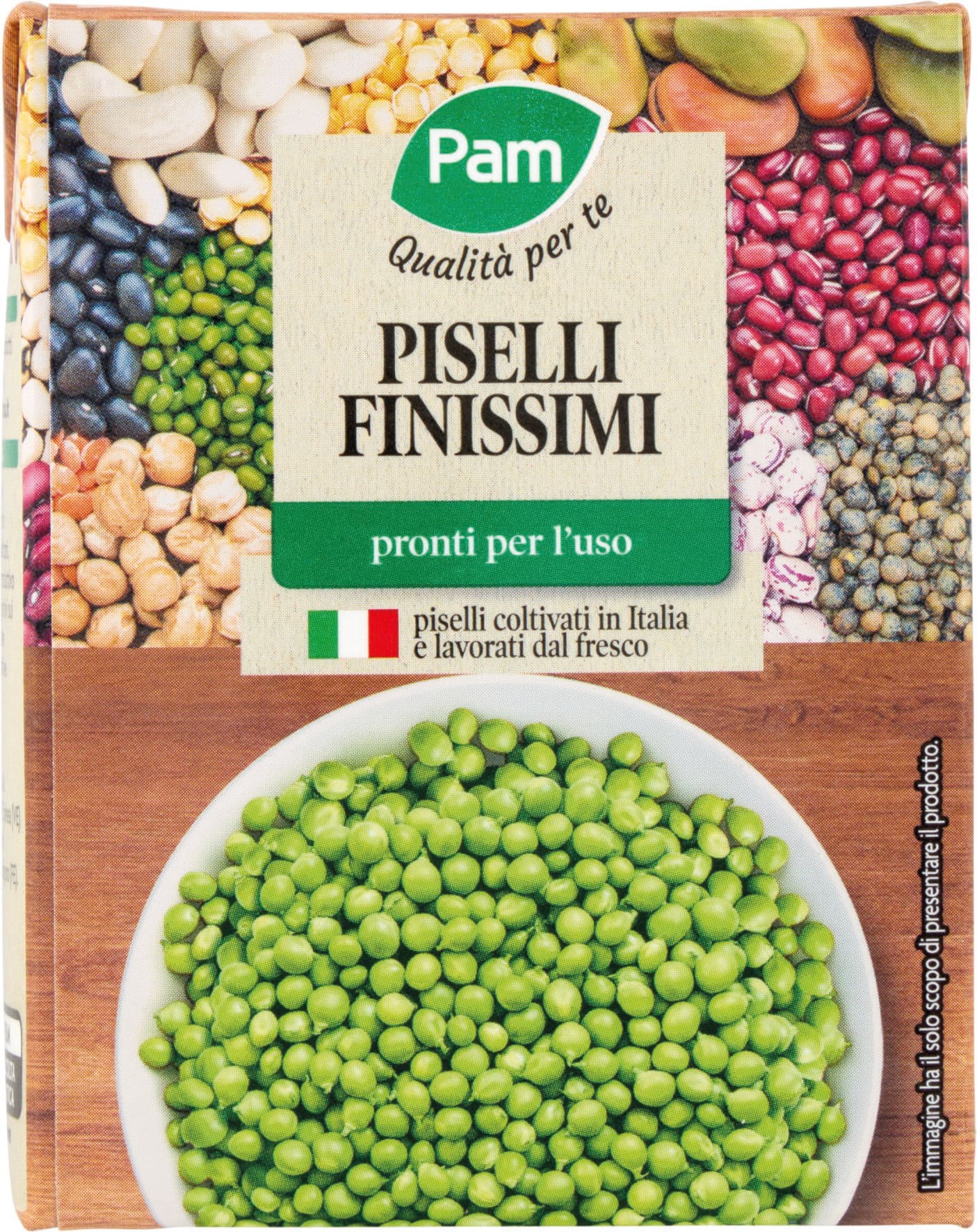 PAM Qualità per te Piselli Finissimi 380 g – immagine 1