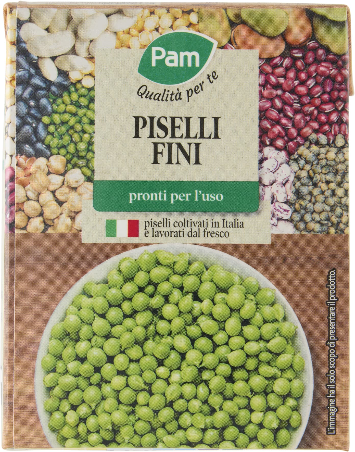 PAM Qualità per te Piselli Fini 380 g – immagine 1