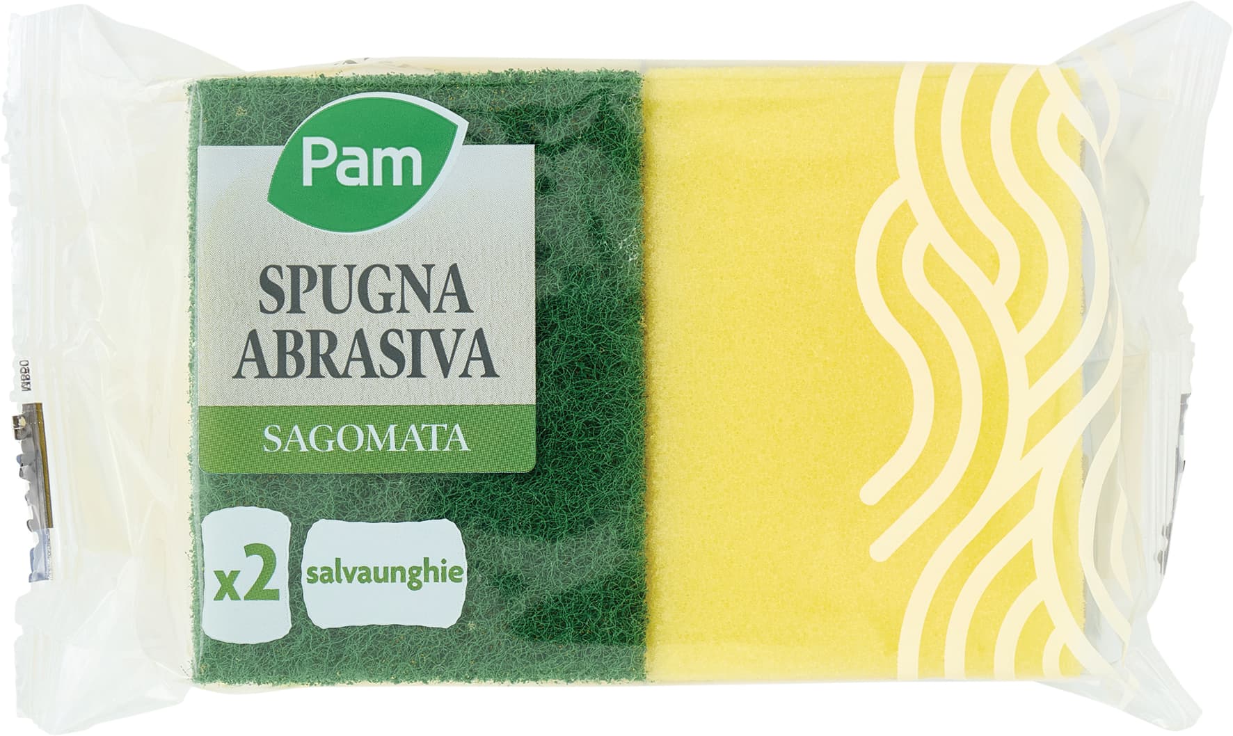 PAM Spugna Abrasiva Sagomata 2 pz – immagine 1