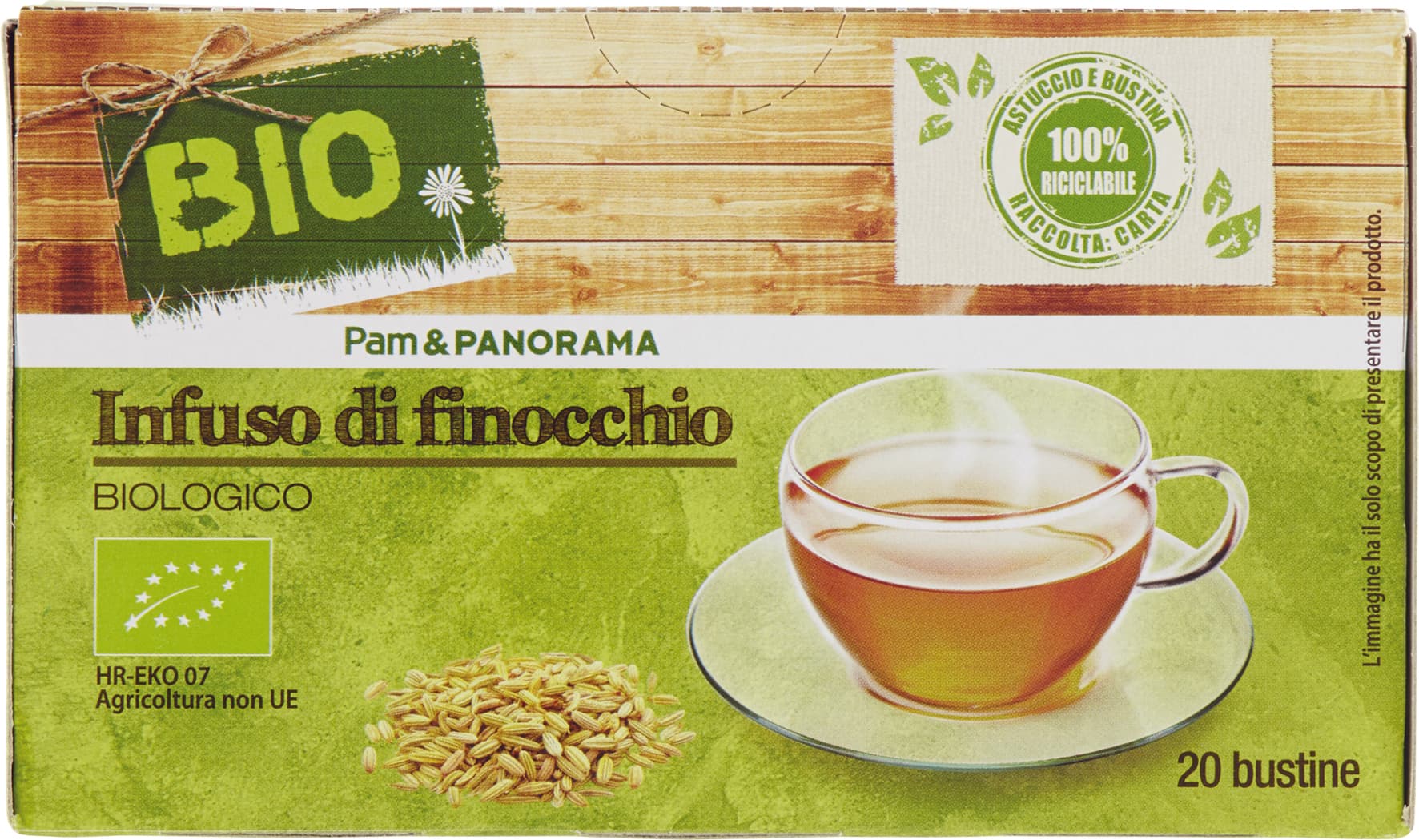 BIO Tisana di finocchio 40g (2g x 20) – immagine 1