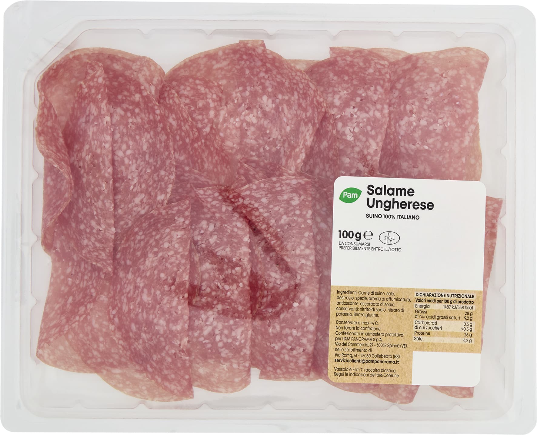 PAM Salame Ungherese 100 g – immagine 1