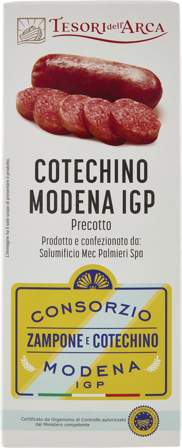 TESORI DELL'ARCA Cotechino Modena IGP Precotto 500 g – immagine 1