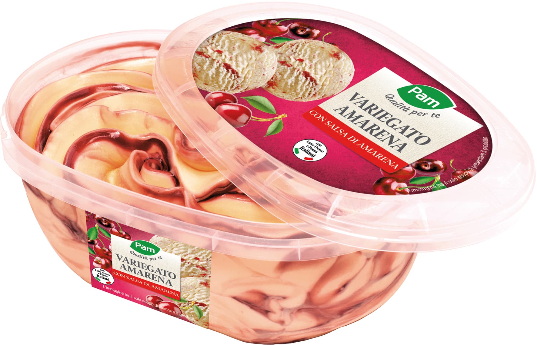 PAM gelato variegato amarena – immagine 1